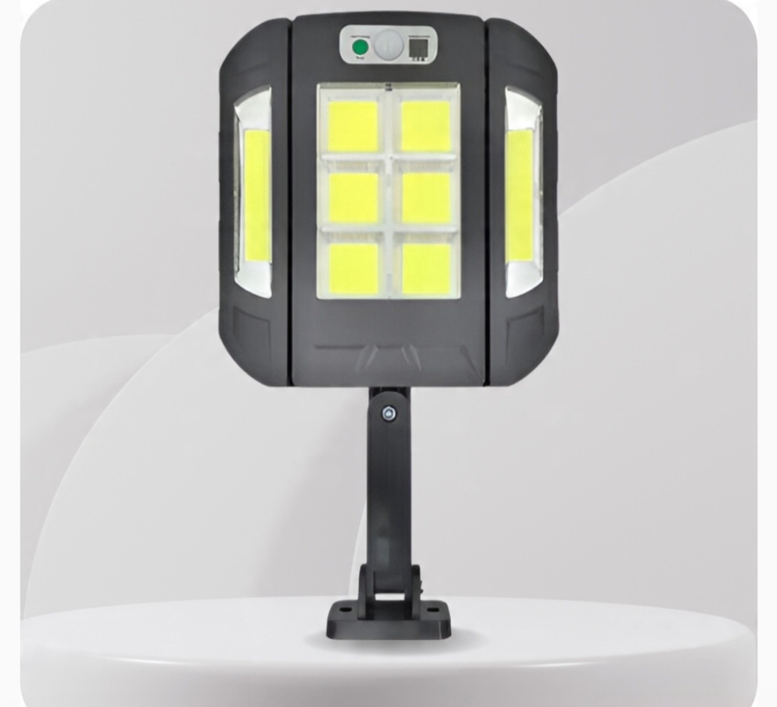 LED соларна лампа 400W със сензор за движение и две сгъваеми секции