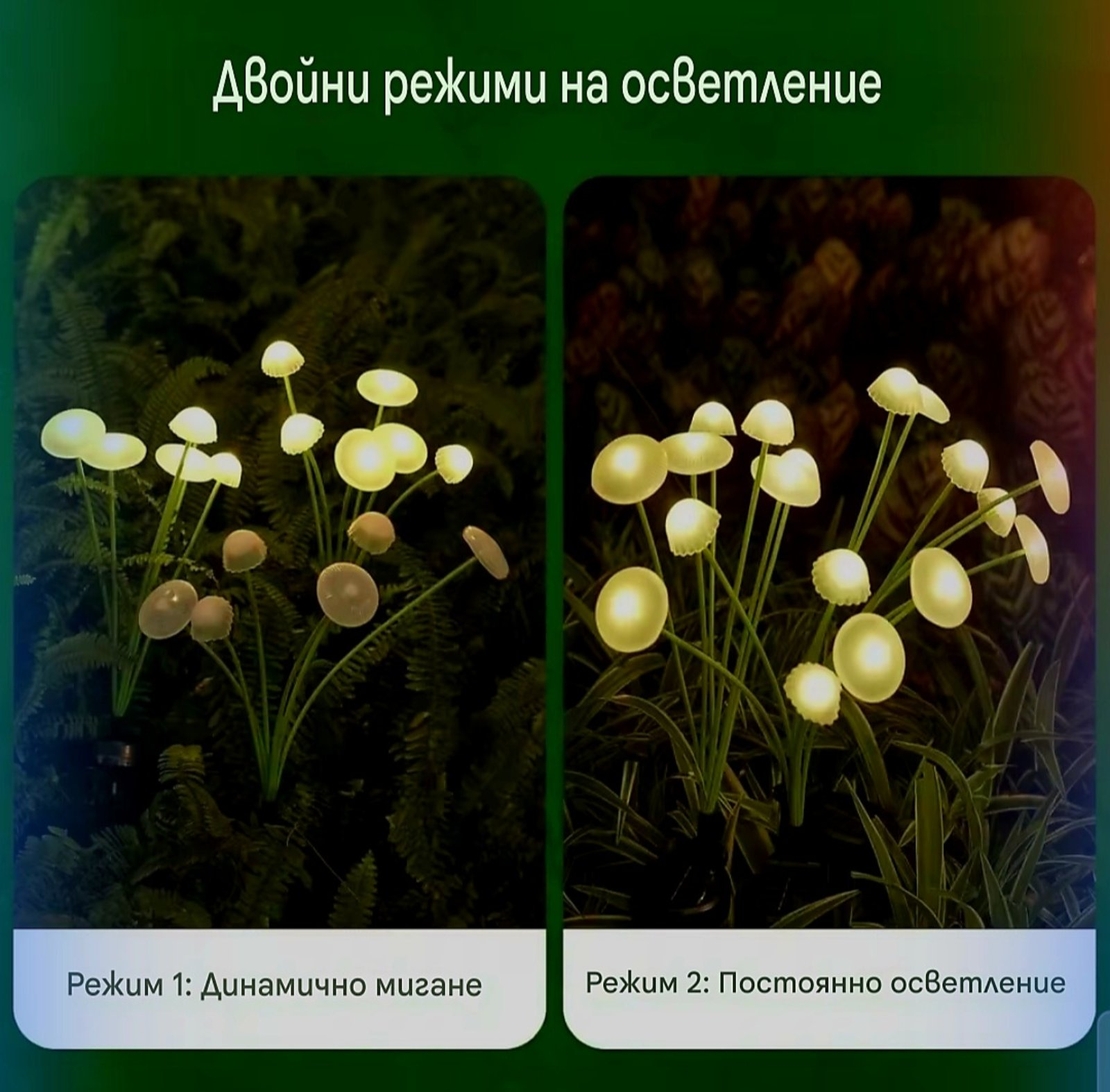 Соларни лампички за градина - Бейби медузки