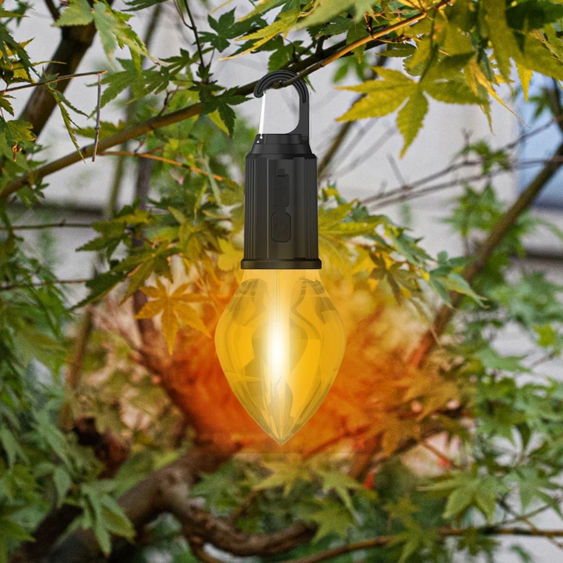 Къмпинг крушка за закачане с USB зареждане
