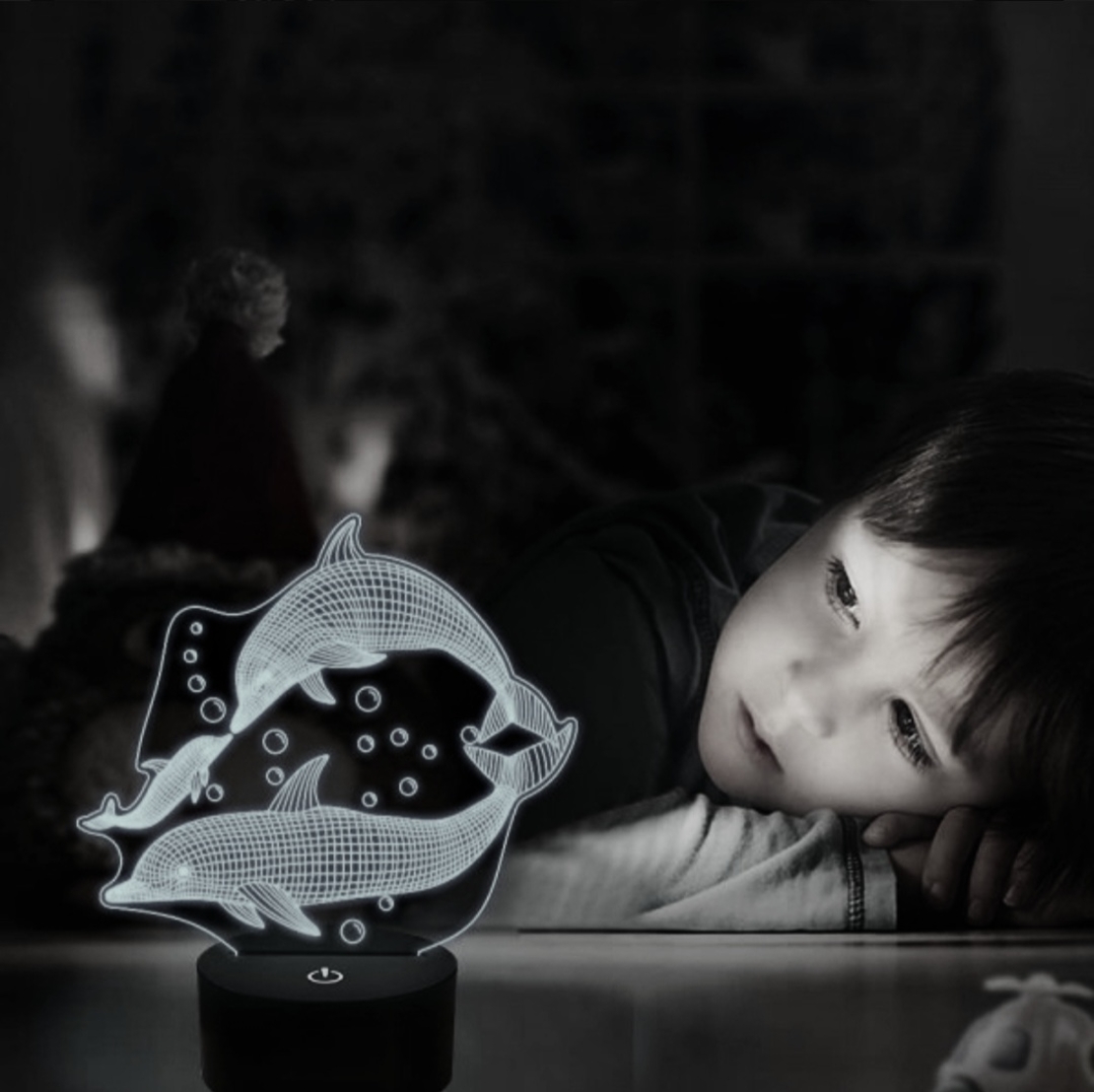 Уникални 3D LED нощни лампи