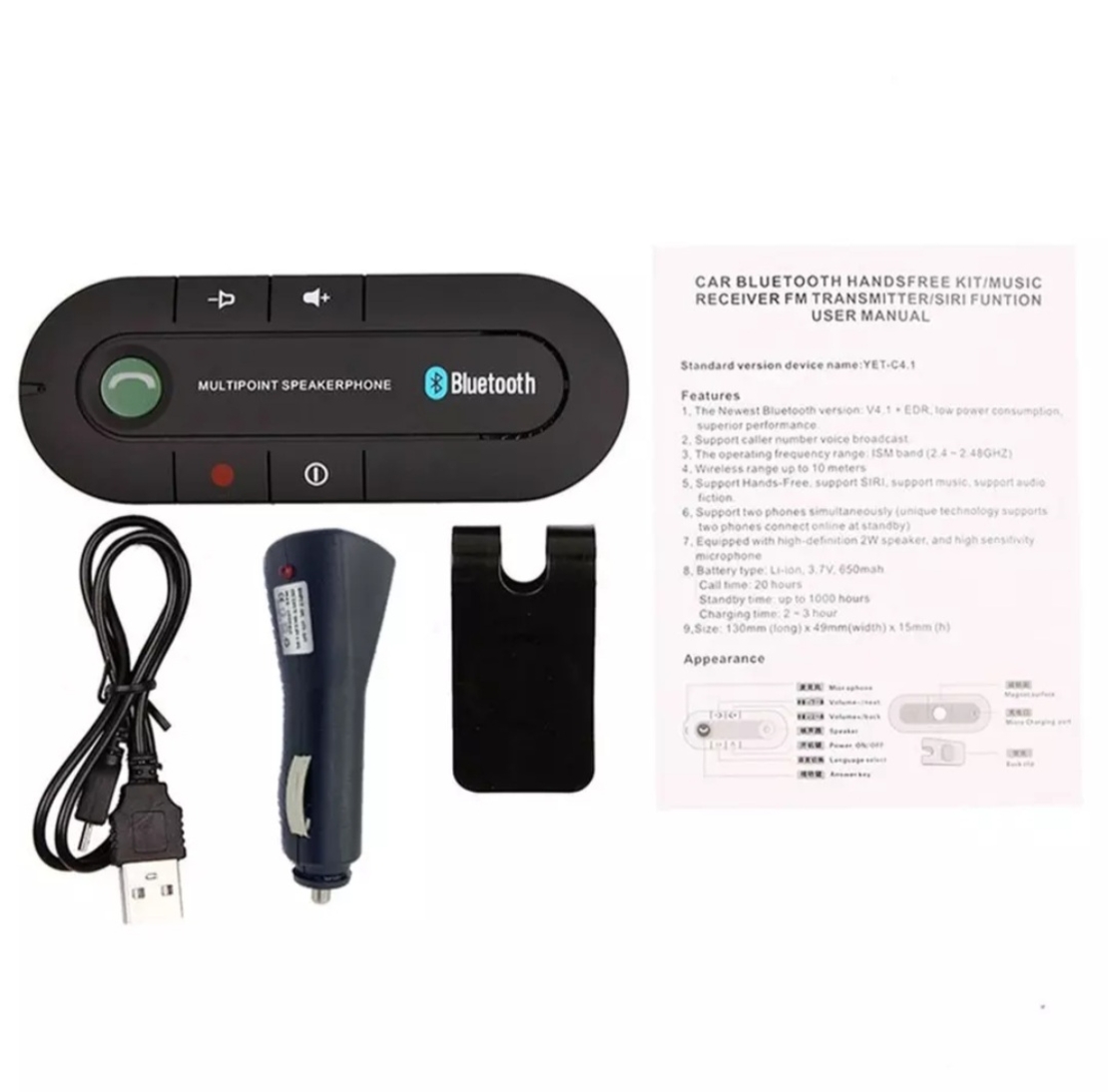 Bluetooth Handsfree / Хендсфри Високоговорител Блутут колон
