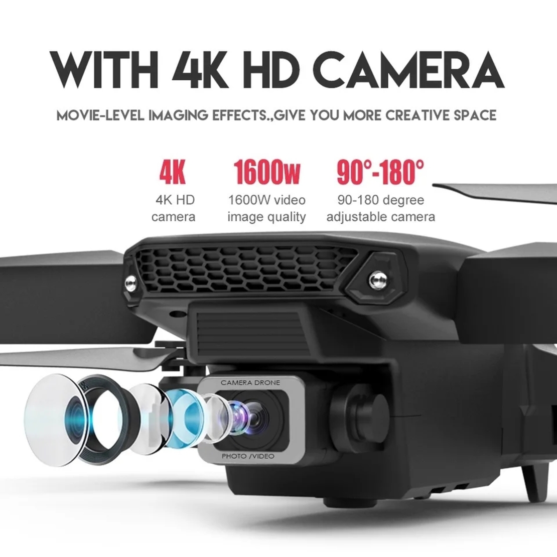 Дрон FUll HD,2 камери Wifi с дистанционно