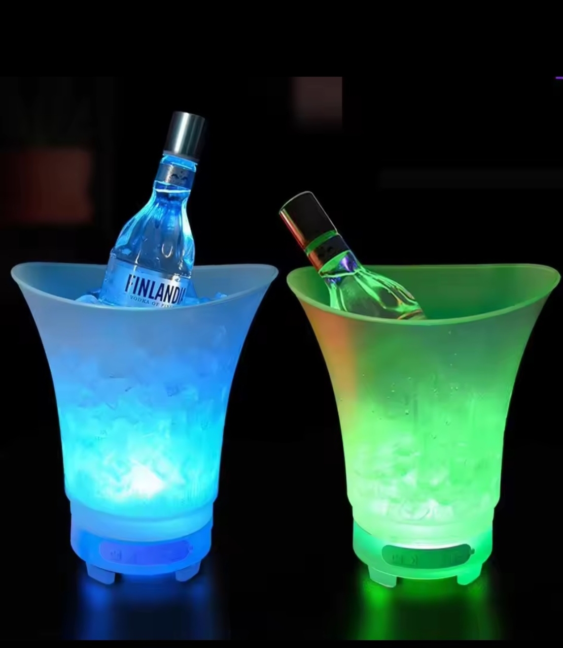 RGB LED Парти ледарка с Bluetooth тонколона – Охладител за напитки и парти осветление