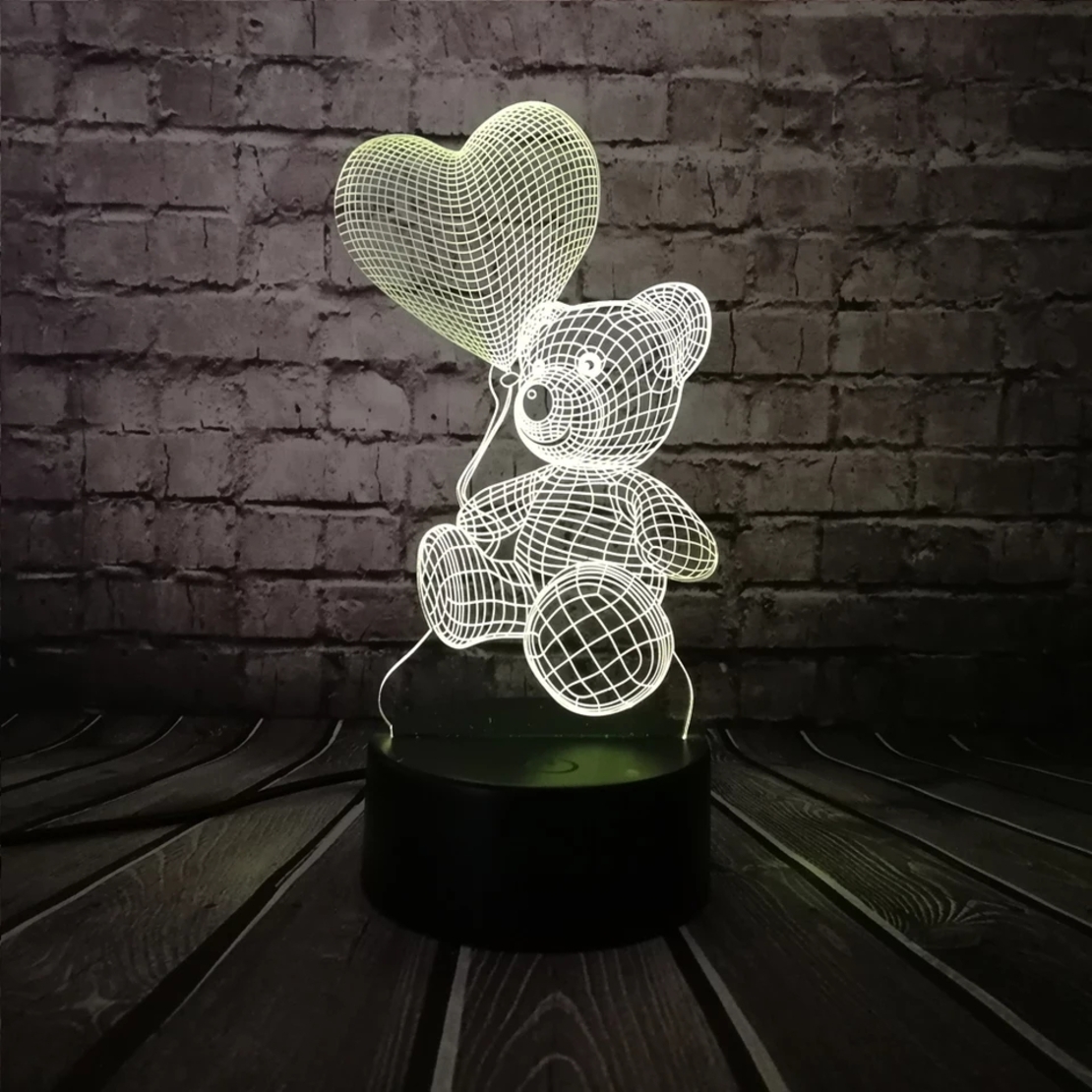Уникални 3D LED нощни лампи