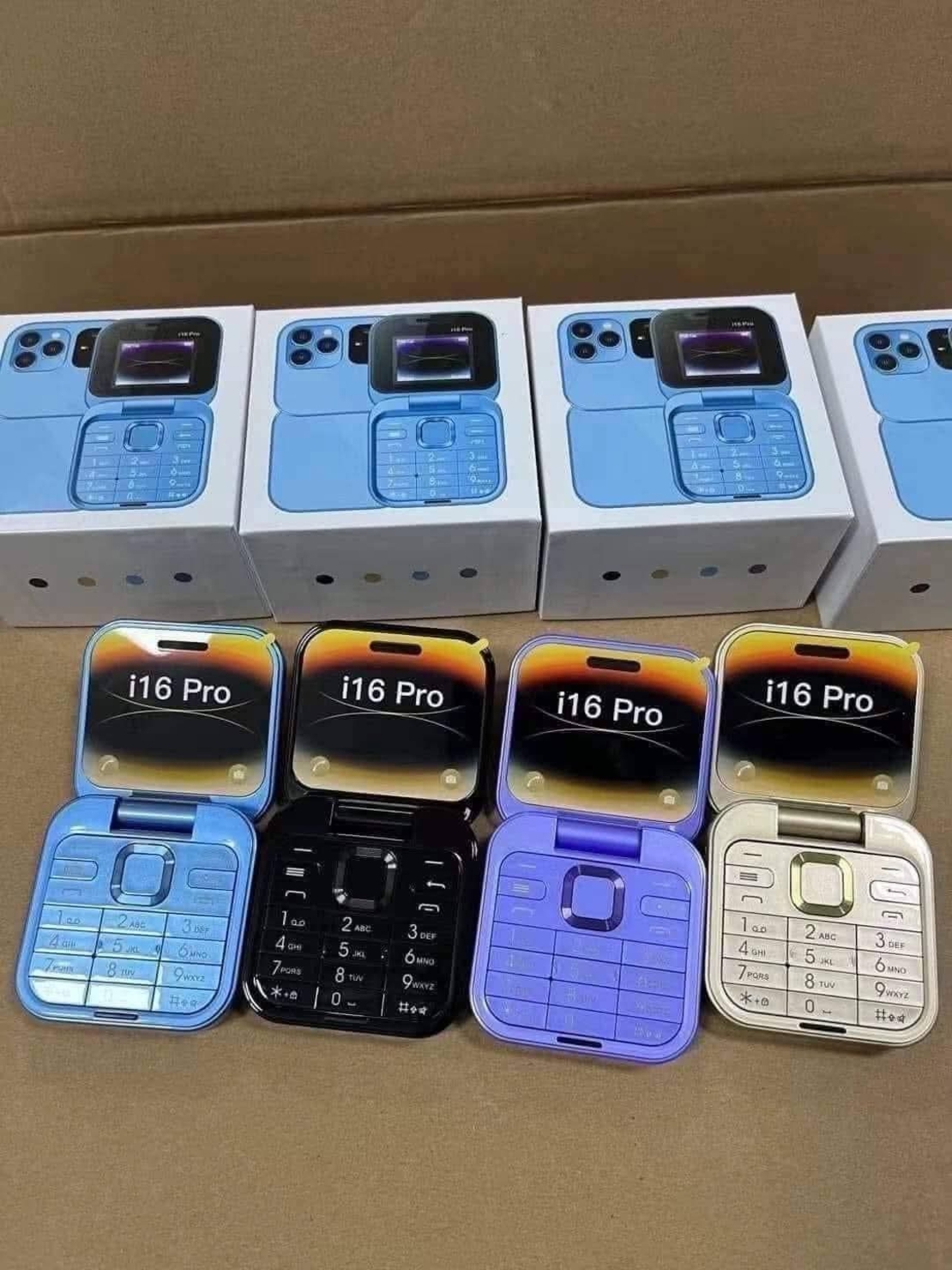Сгъваем телефон MTK i16 Pro– компактен, универсален и лесен за използване