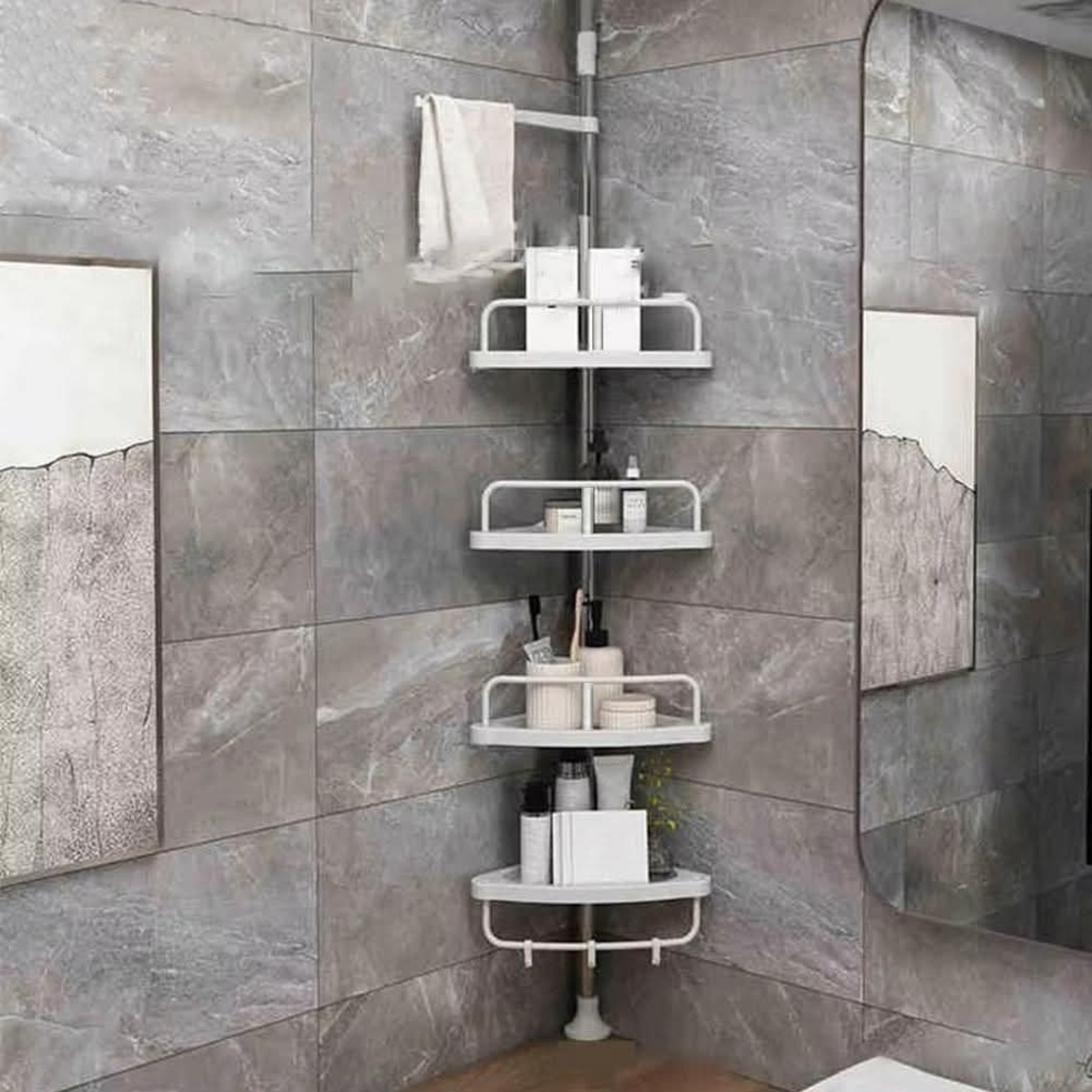 Регулируем голям ъглов рафт-етажерка за баня Multi Corner Shelf