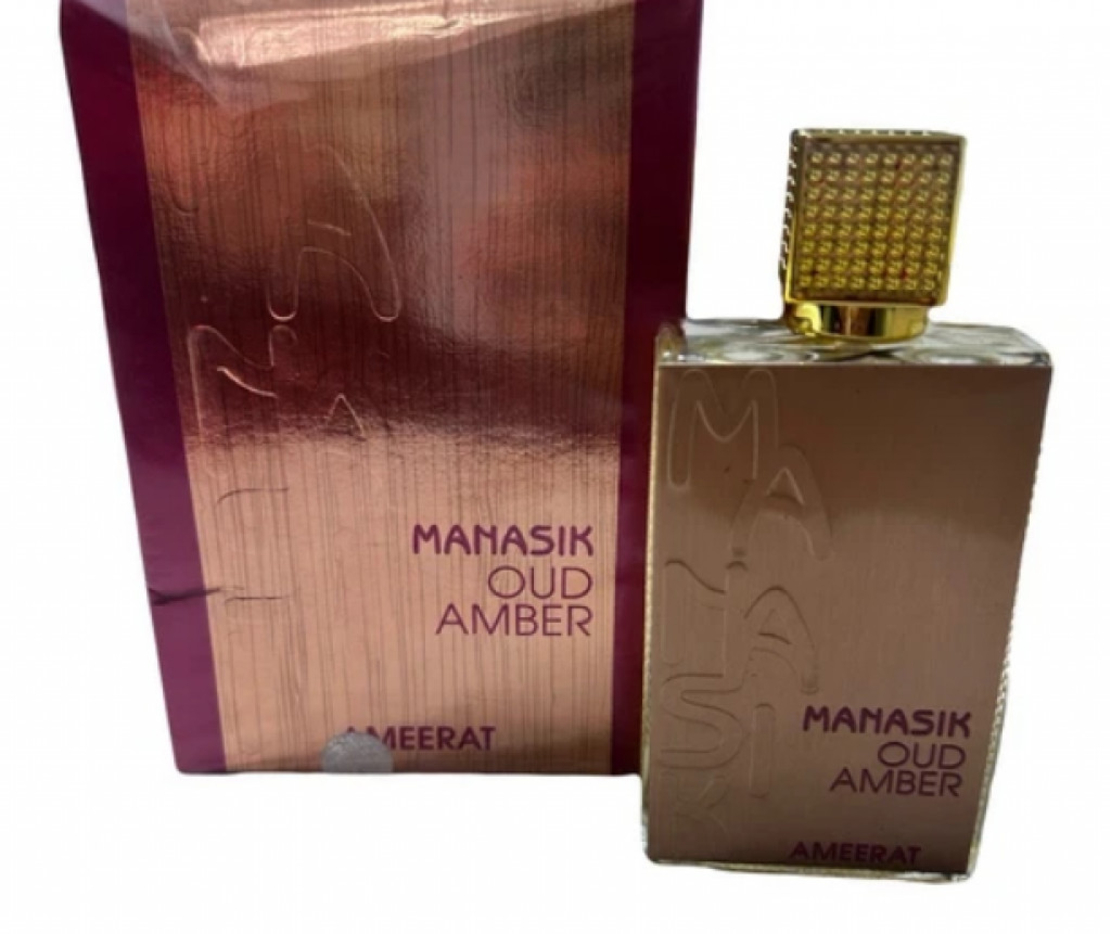Арабски парфюм Ameerat Manasik Oud Amber 100мл