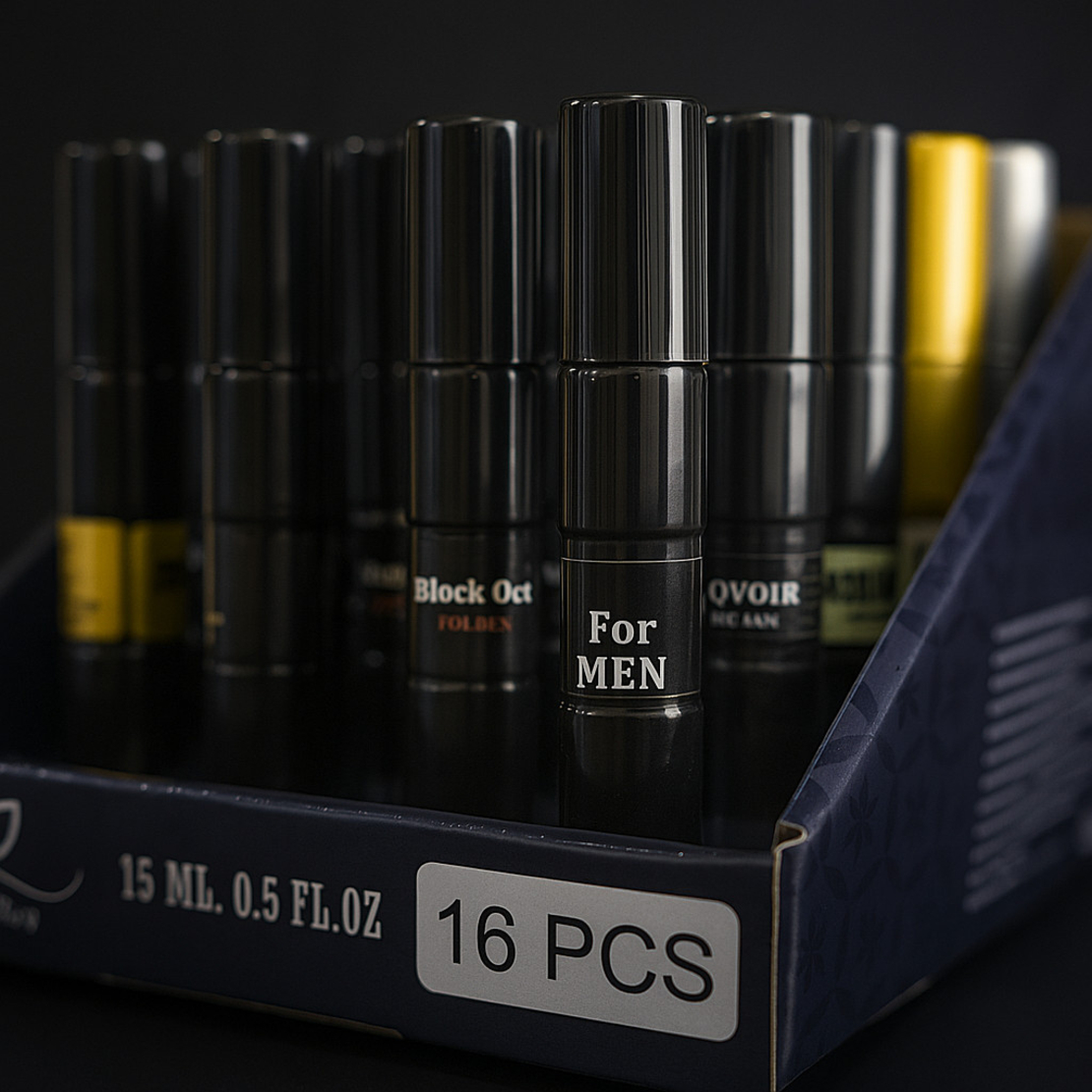 Лукс в джобен формат – 15 ml,Изтънчени парфюми - 1 кутия = 16броя