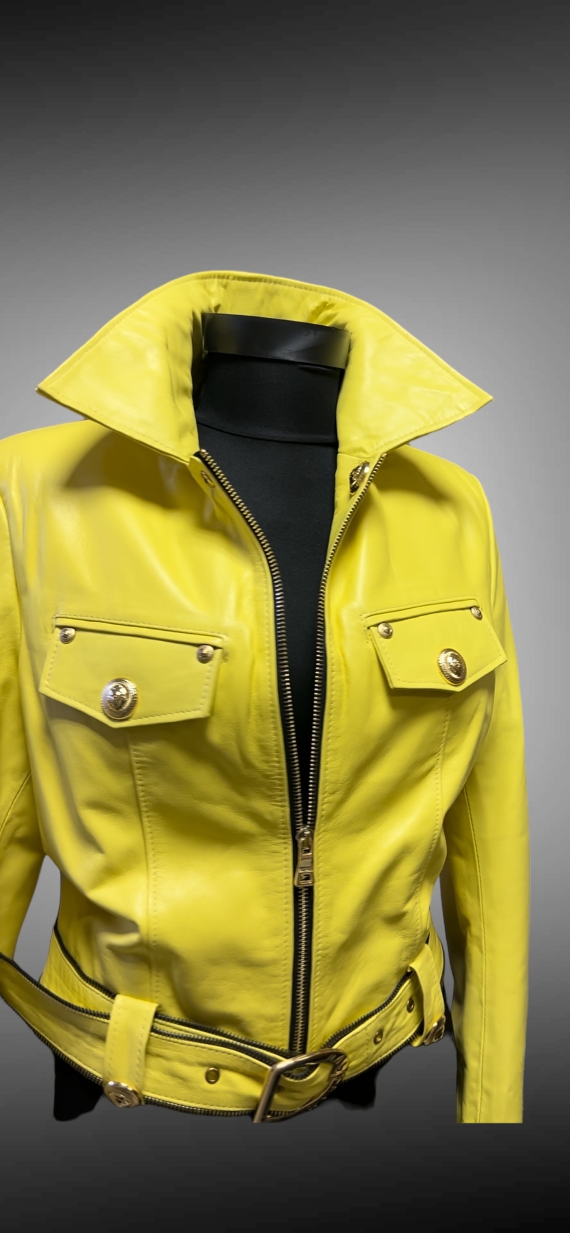 Яке от естествена кожа “Yellow”