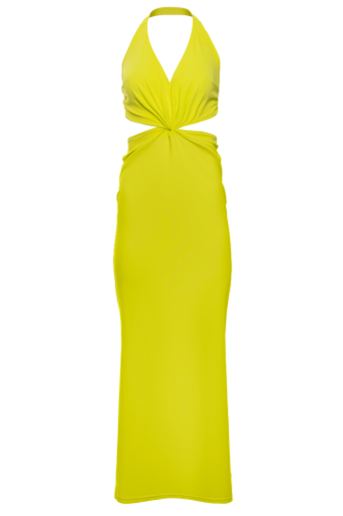 Long Dress Onyx Color Yellow