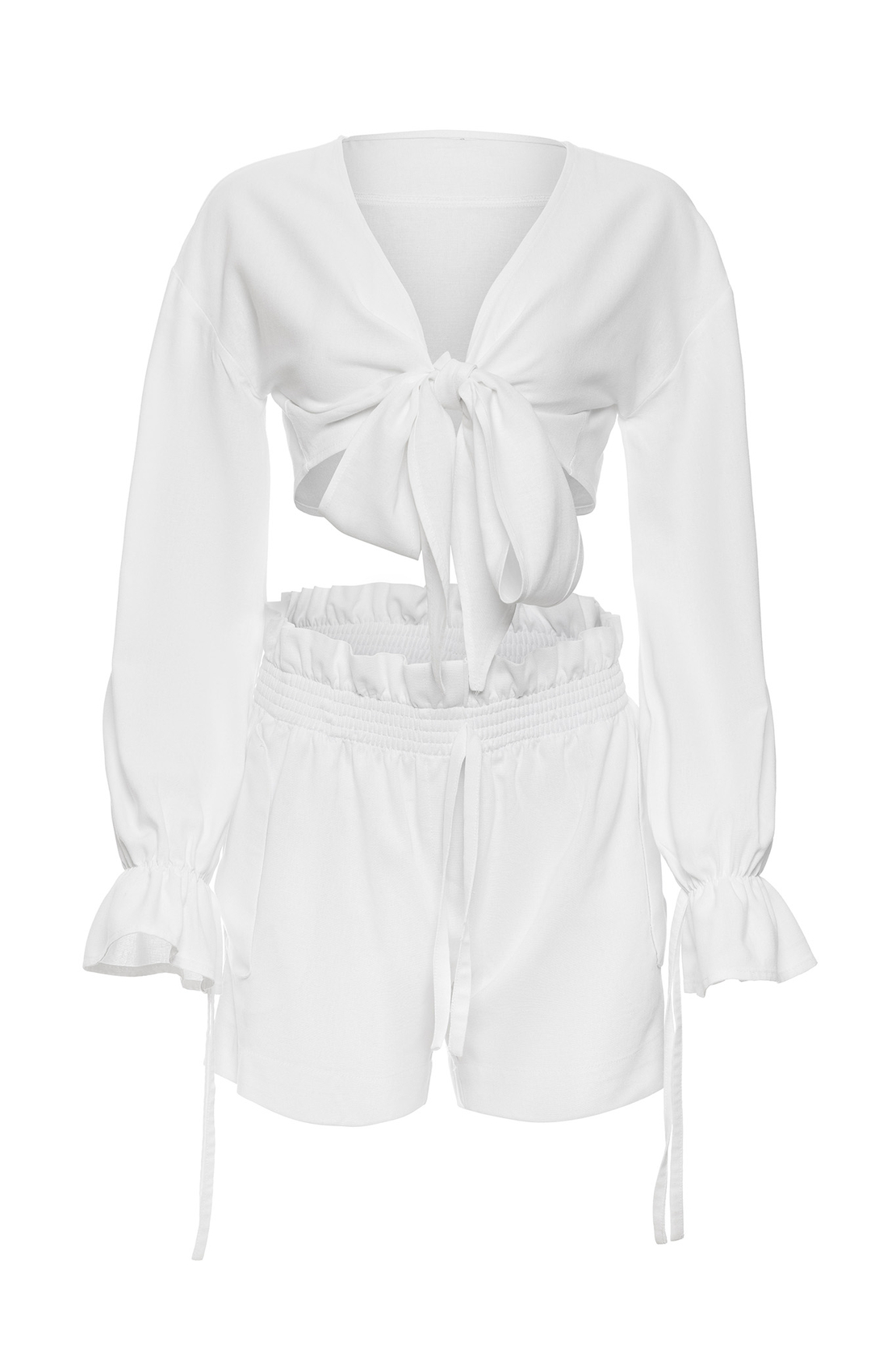 Linen Top White Sapphire Color White