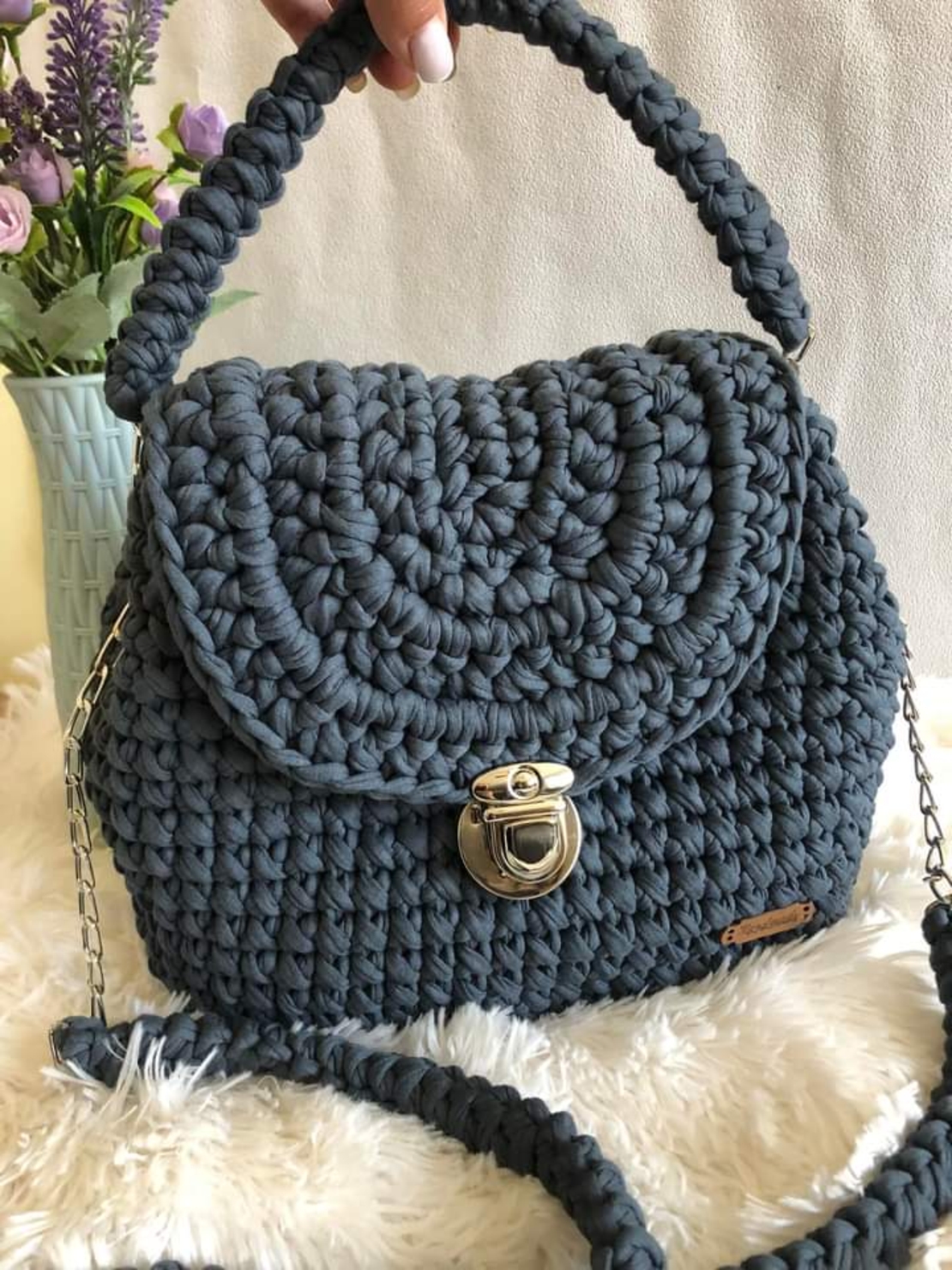 Луксозна ръчно изработена чанта