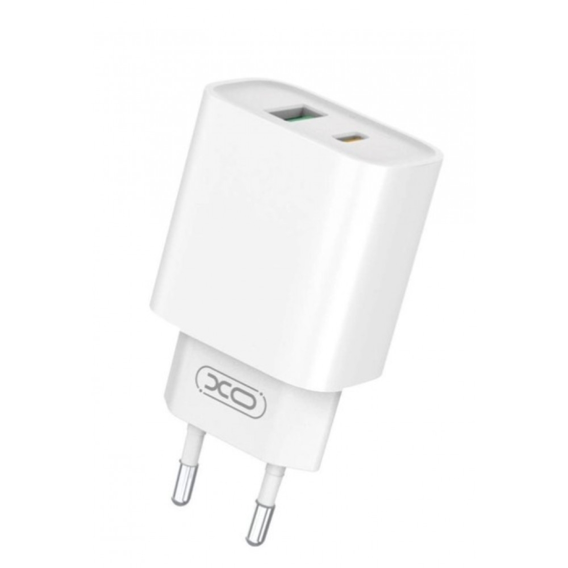 XO-CE02A 20W PD+QC Адаптер с изх. USB-C и USB