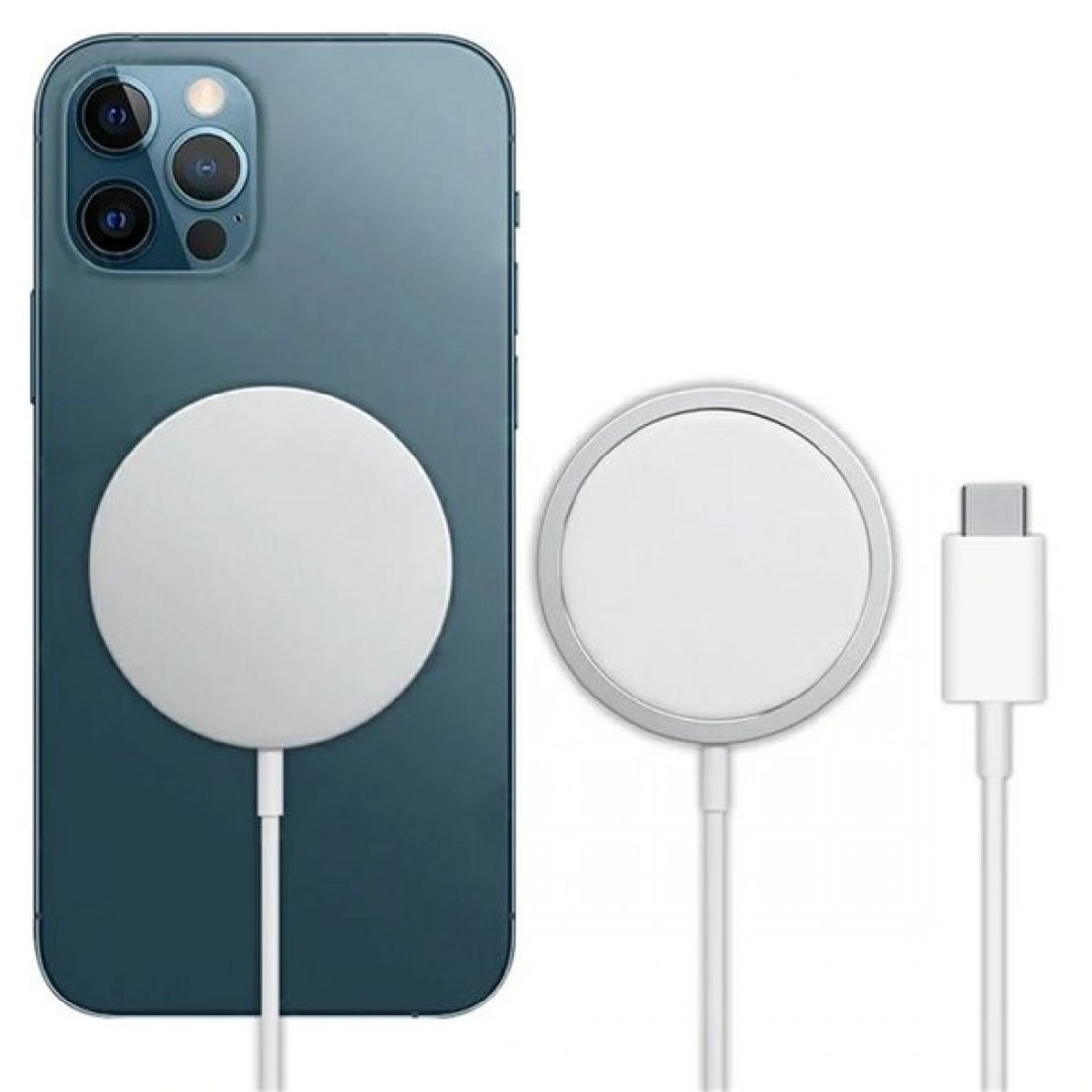 БЕЗЖИЧНО ЗАРЯДНО MAGSAFE 20W БЯЛ