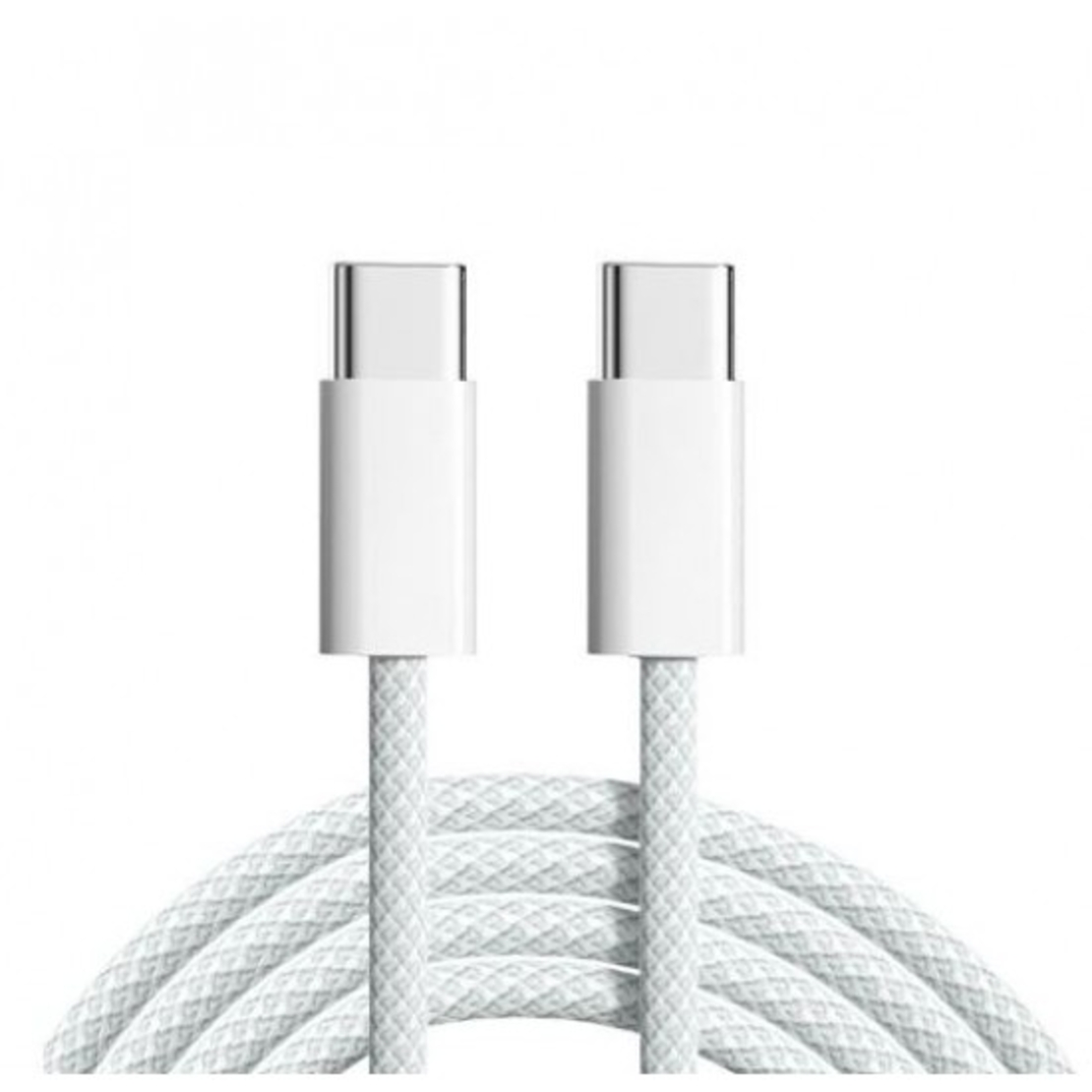 ПЛЕТЕН КАБЕЛ IPHONE 15 TYPE C КЪМ TYPE C 2M