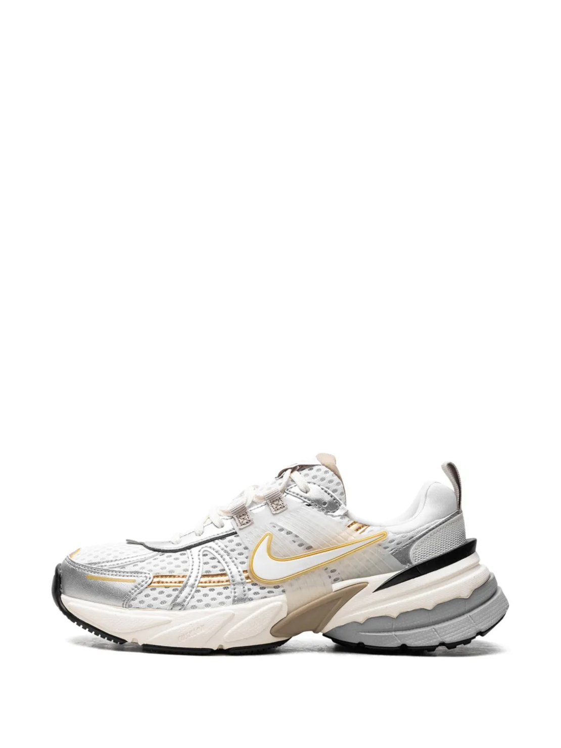 Nike V2K Run Khaki Metallic Silver