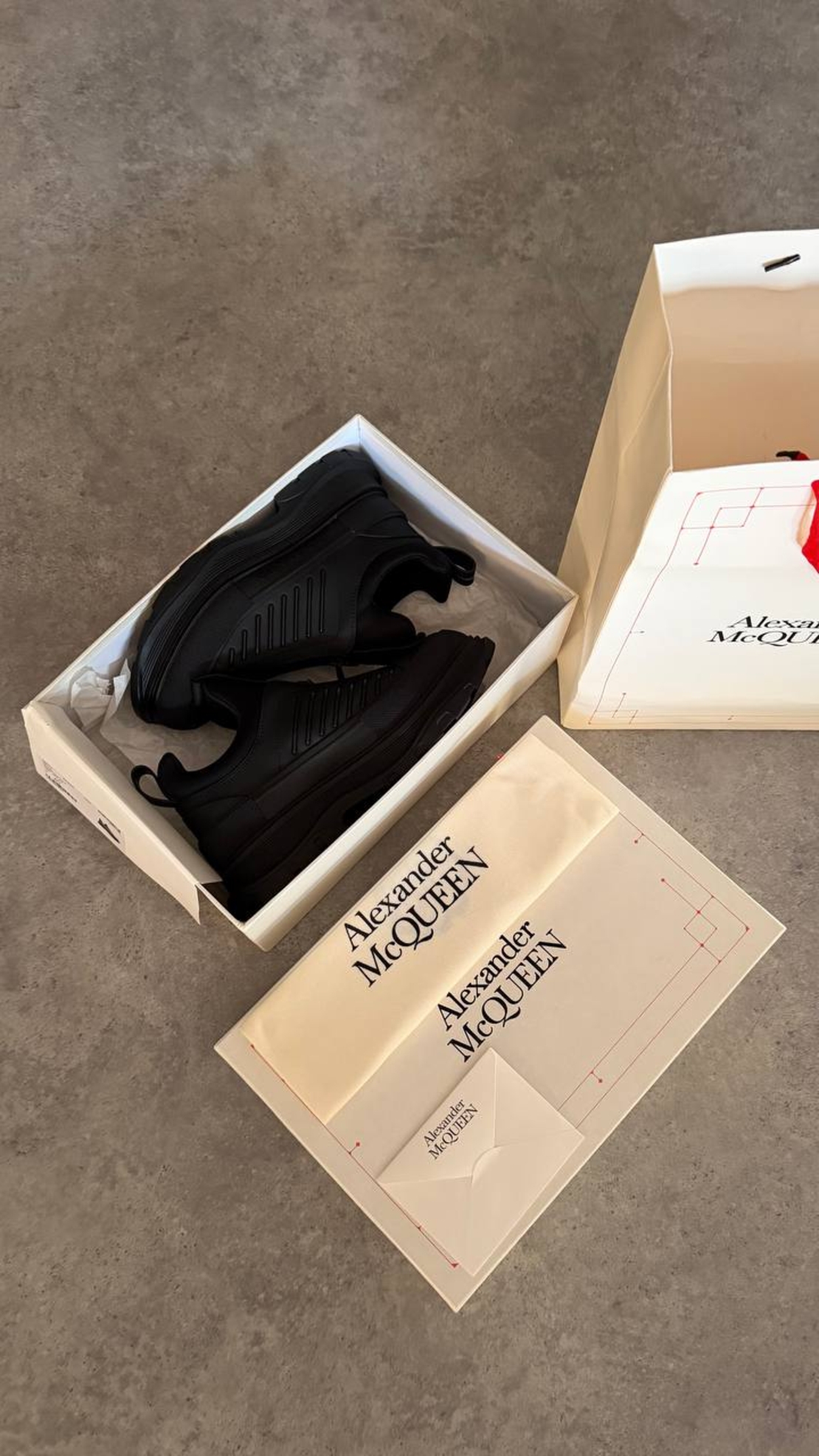 Alexander McQueen Deck Lace-Up “Triple Black”