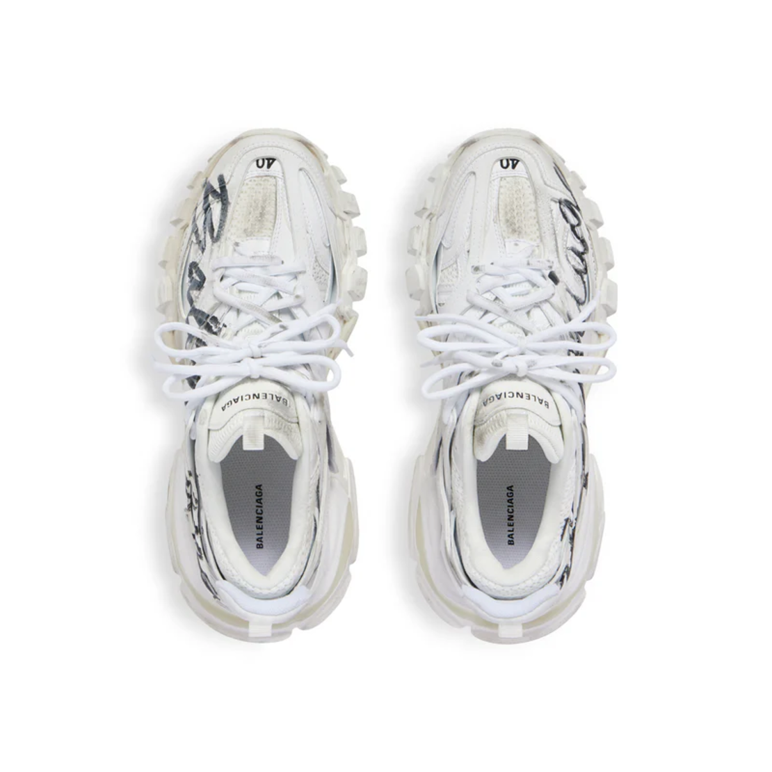 Balenciaha Track Signature ''White''