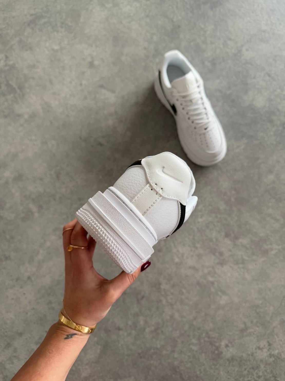 Air Force 1 luxe “White & Black”
