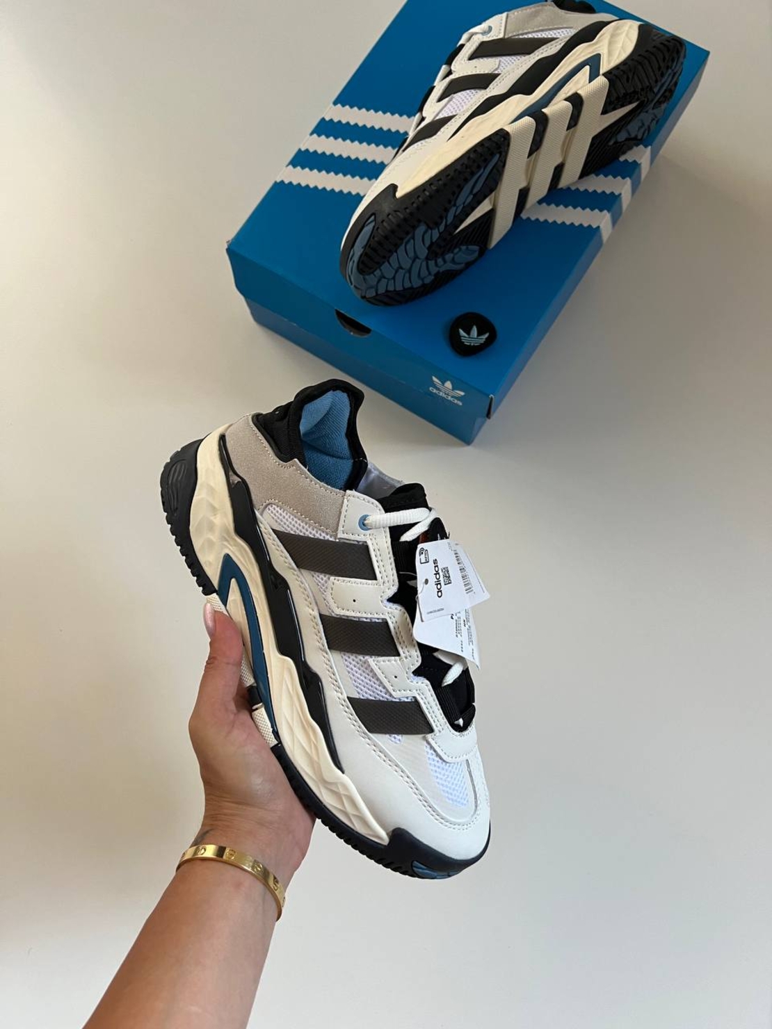 Adidas Niteball 'White Black Blue'