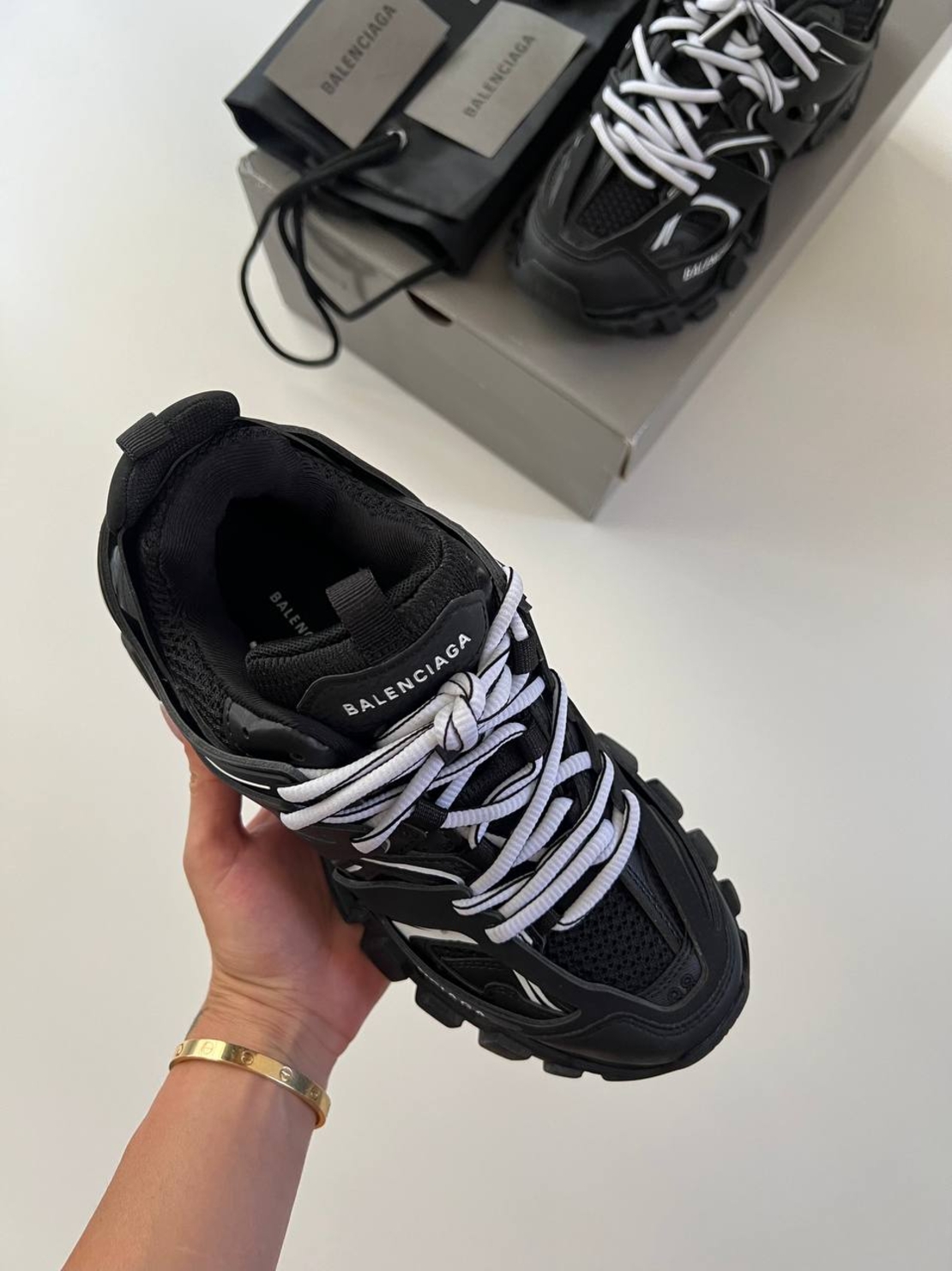 Balenciaga Track ''Black with White Accents''