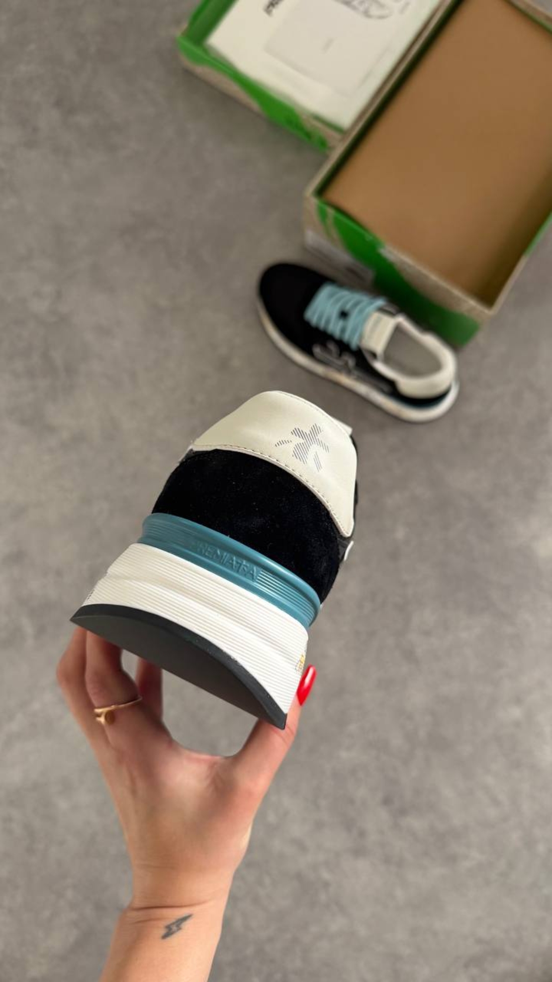 Premiata Mick Suede Leather Sneakers