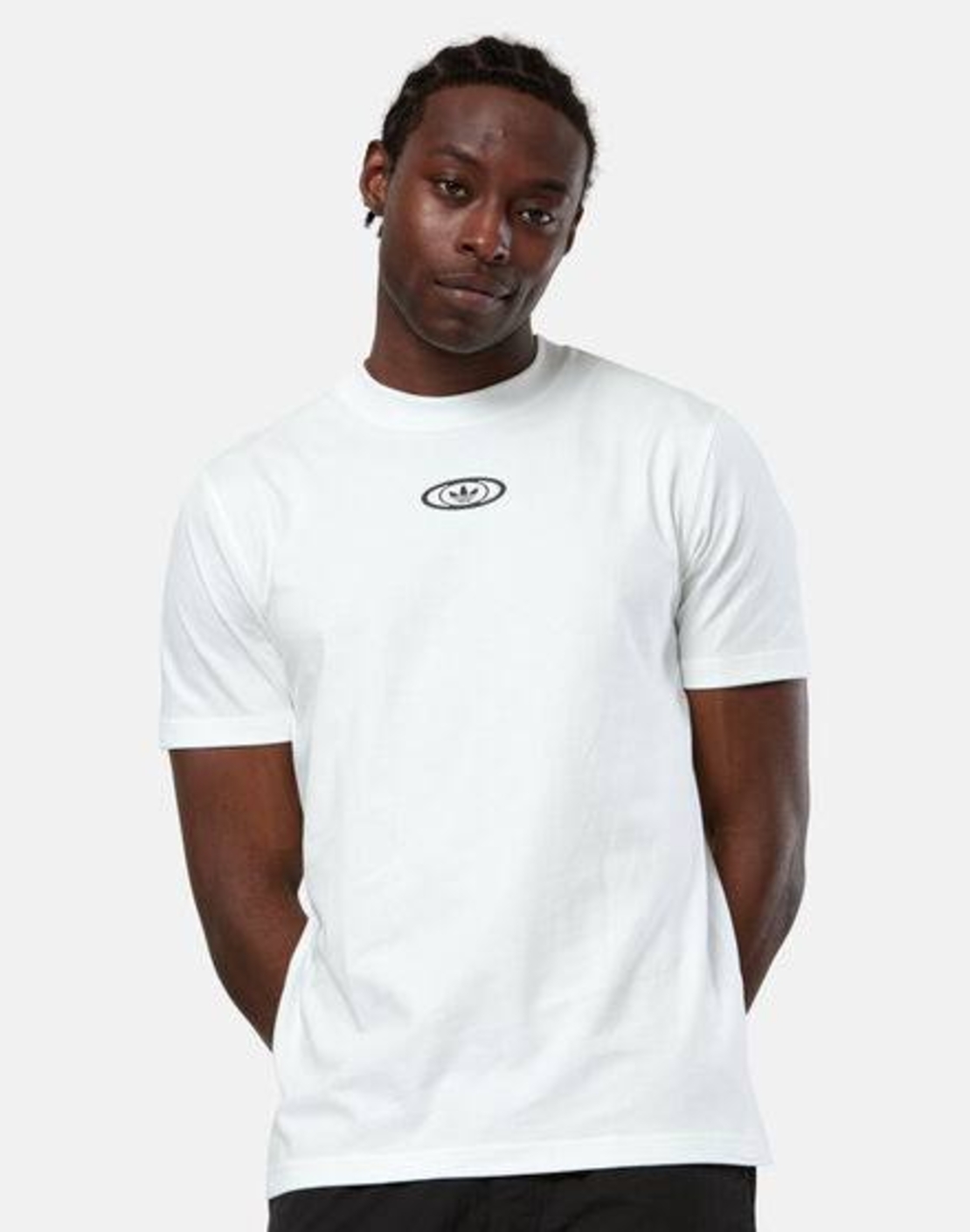 Adidas Originals Hyperpop Graphic T-Shirt – White/Blue