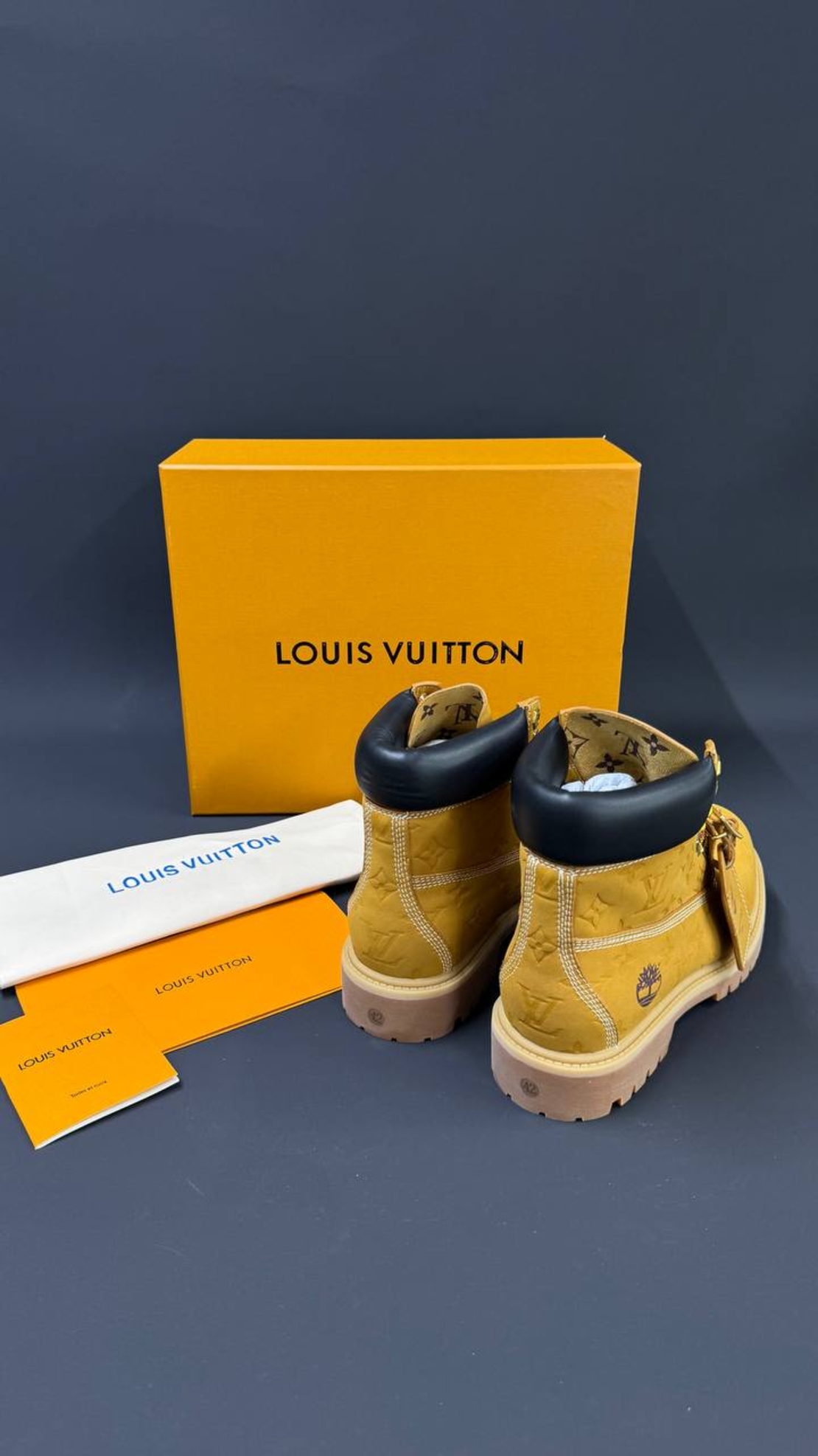 Louis Vuitton x Timberland – Yellow Nubuck Monogram