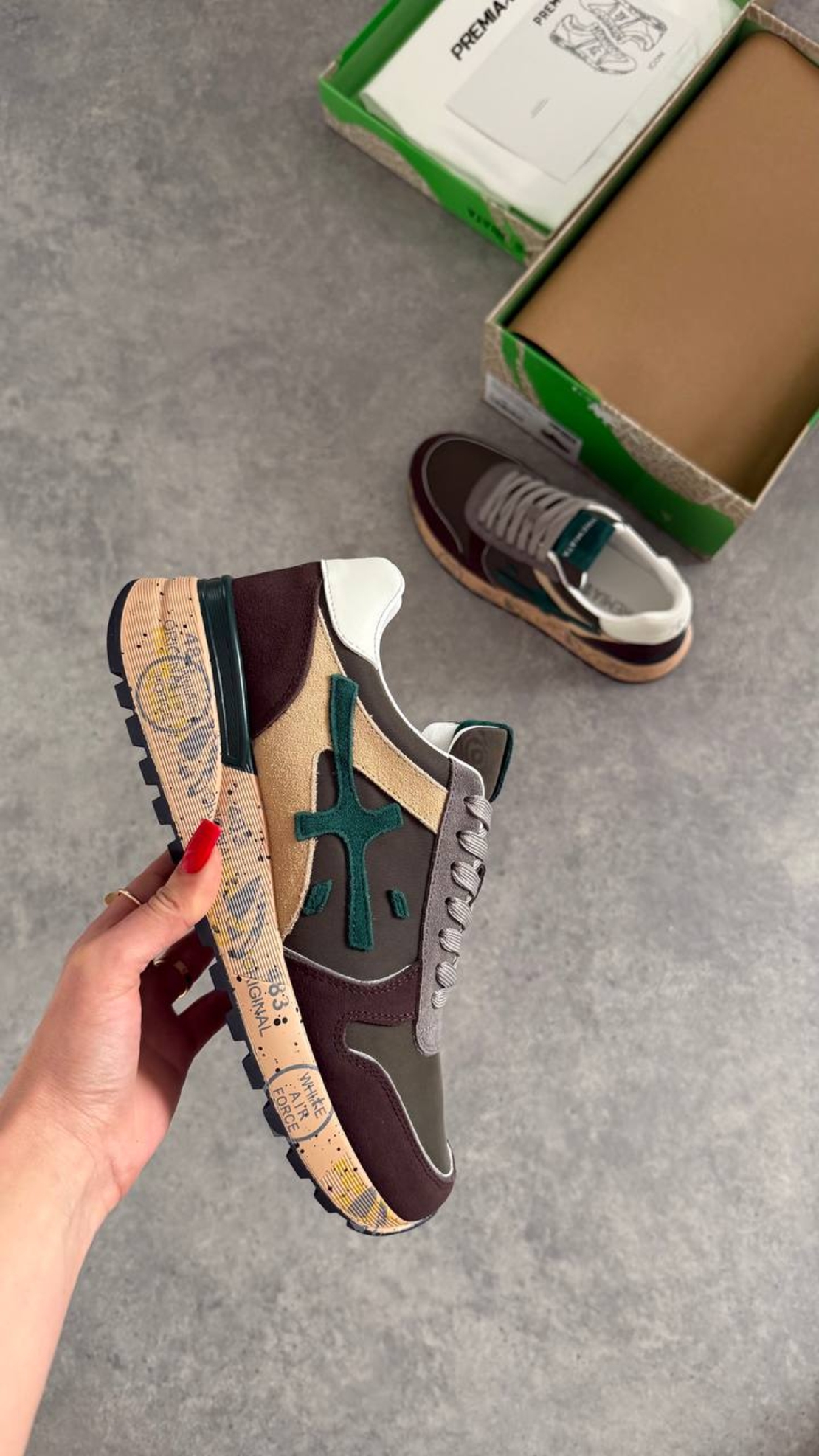 Premiata Mick “Green Shadow” Street Edition