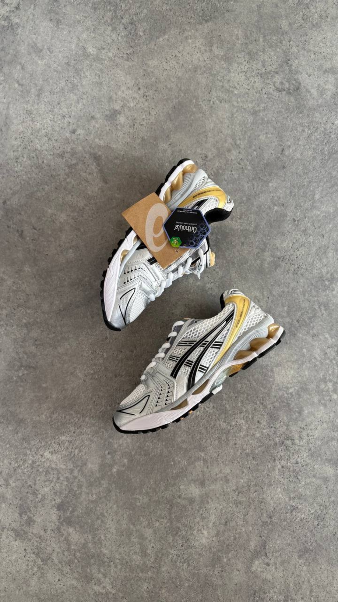 Asics Gel-Kayano 14 Silver Gold