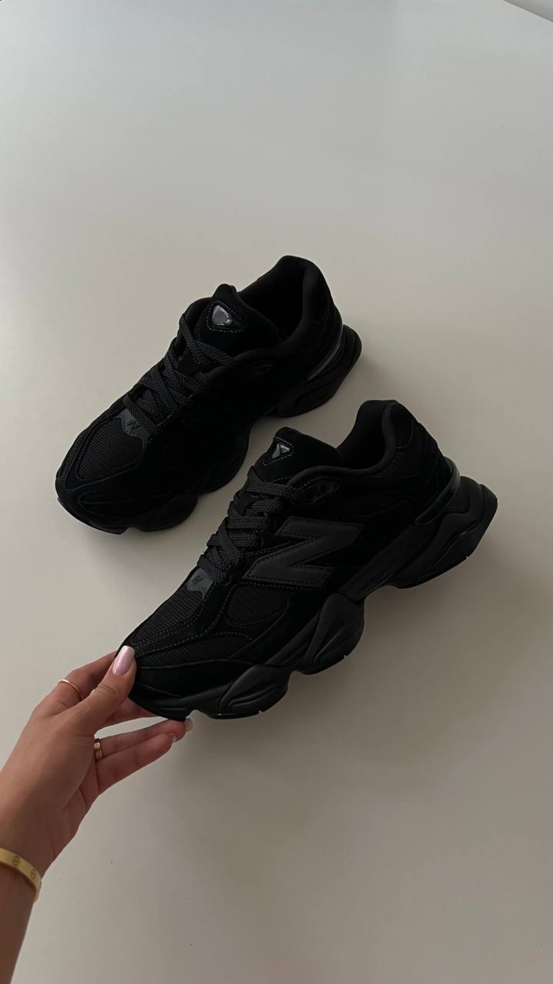 New Balance 9060 “Triple Black Suede”