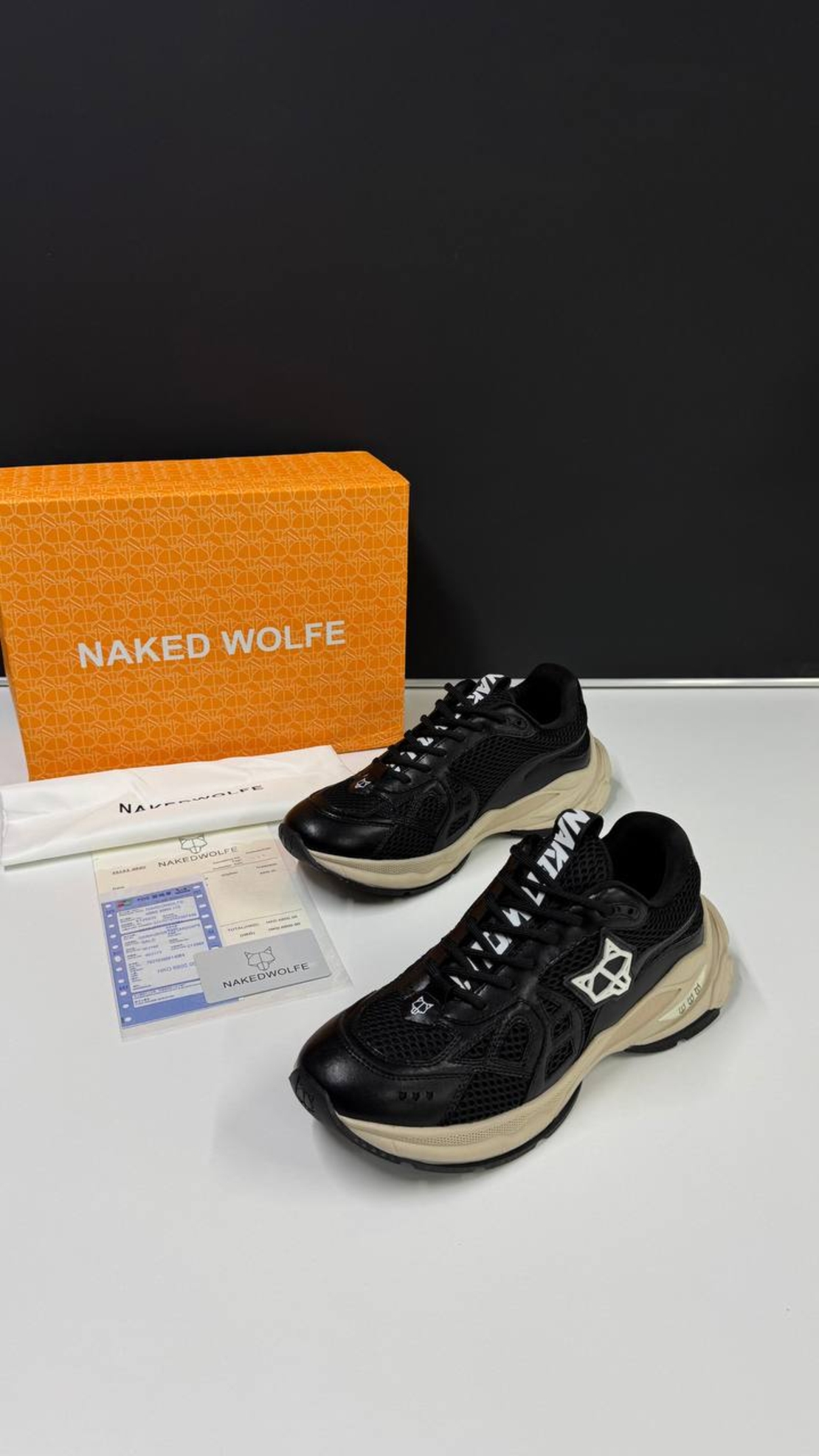 NAKED WOLFE Smash Black Mesh