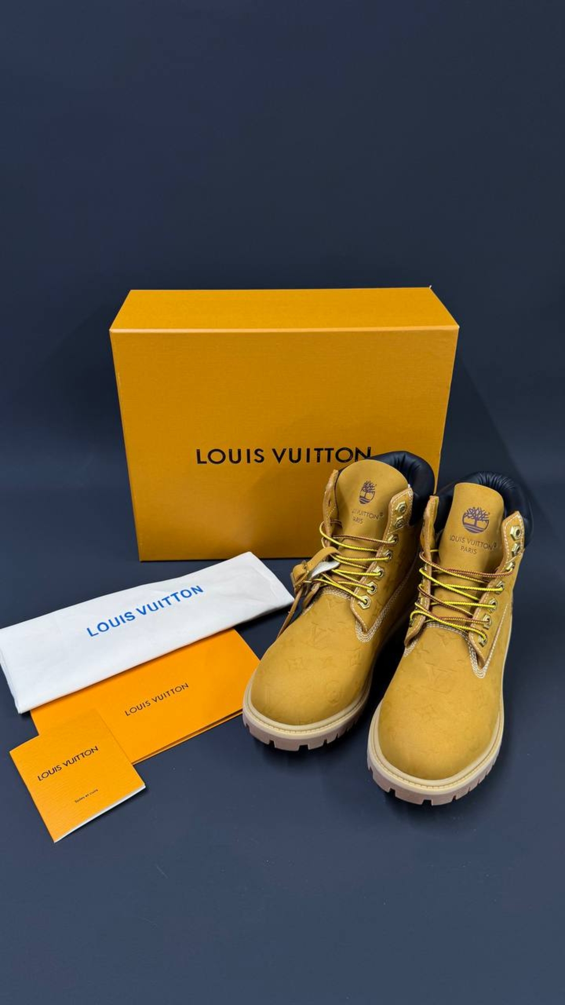 Louis Vuitton x Timberland – Yellow Nubuck Monogram