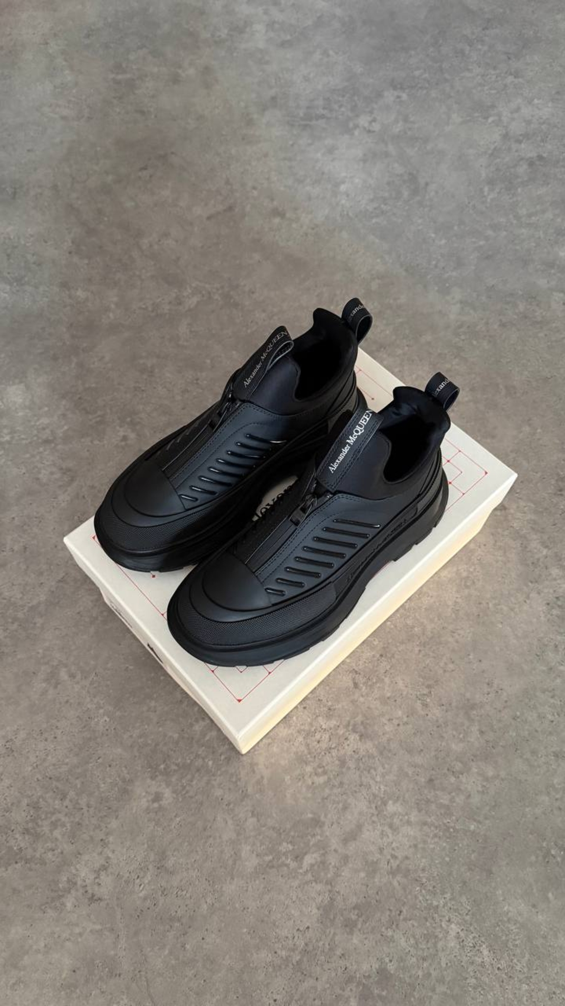 Alexander McQueen Deck Lace-Up “Triple Black”