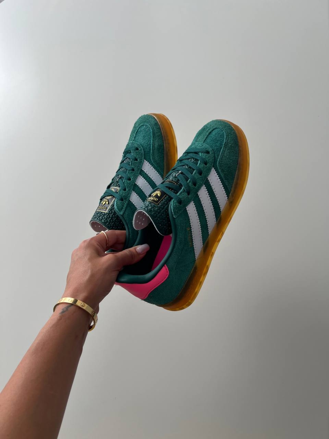 Adidas Gazelle Green Pink