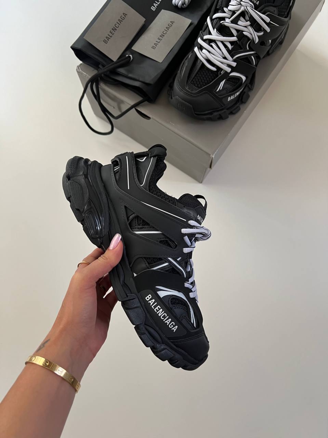 Balenciaga Track ''Black with White Accents''