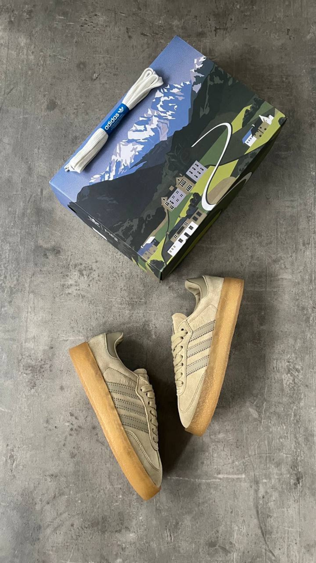 Samba x Clarks Beige