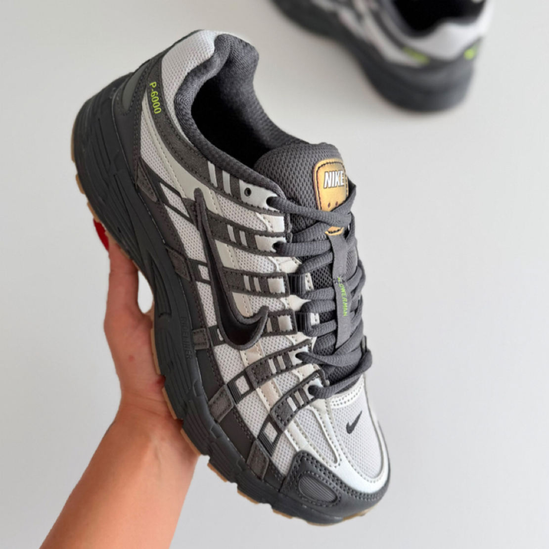 Nike P-6000 "Grey Fog Volt Black"