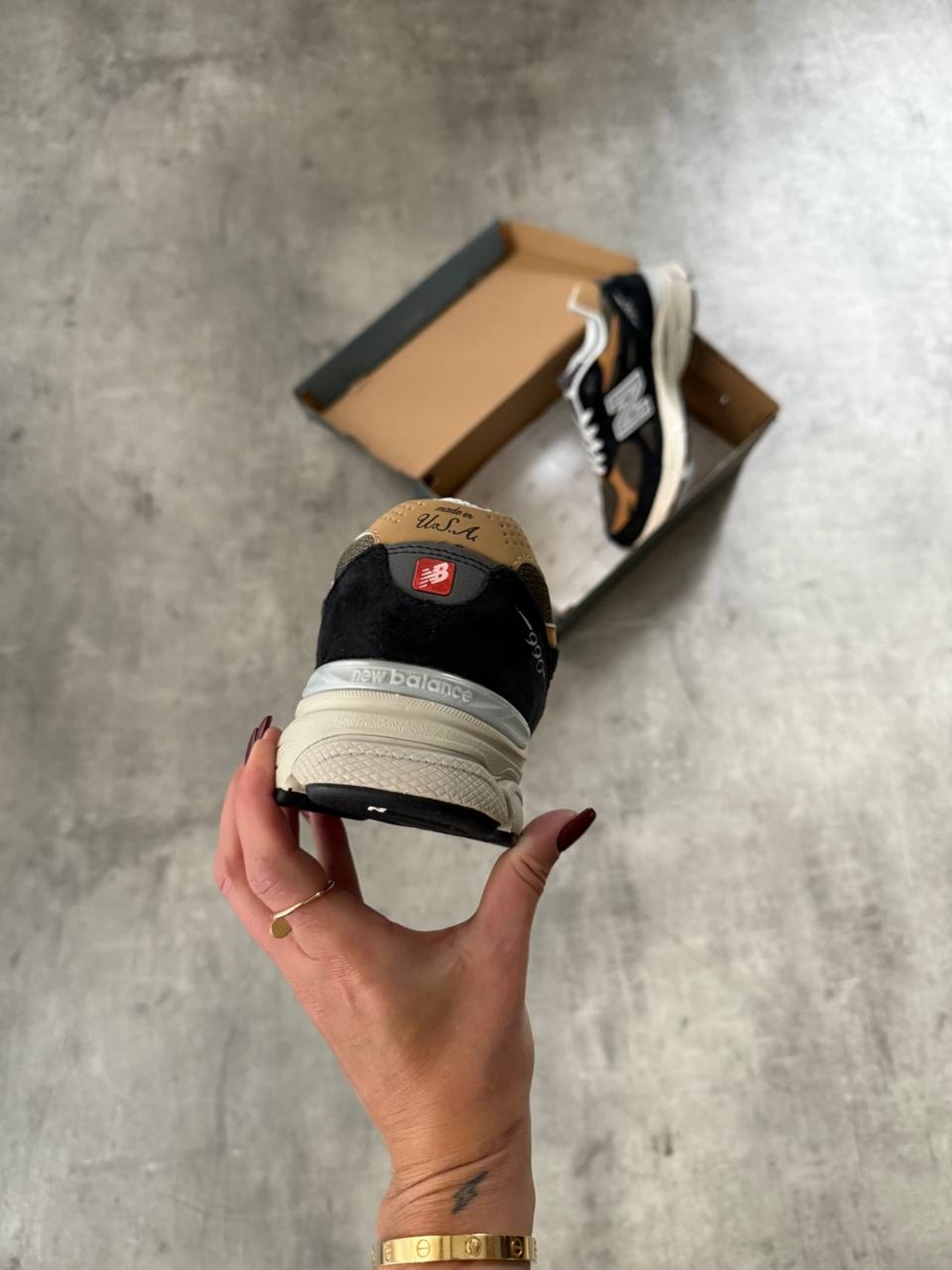 New Balance M 990 V3 BB3 Made in USA (Black/Tan)