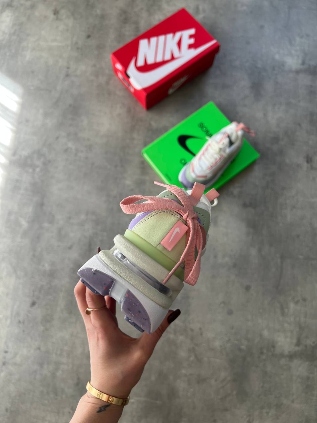 Air Max Furyosa “White/Green and Purple''