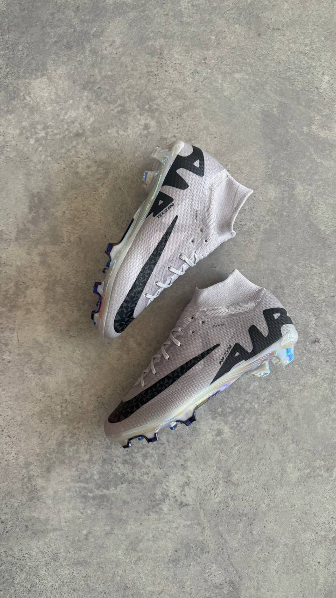 Nike Zoom Mercurial Superfly 9 Pro FG Firm Ground High-Top Grey