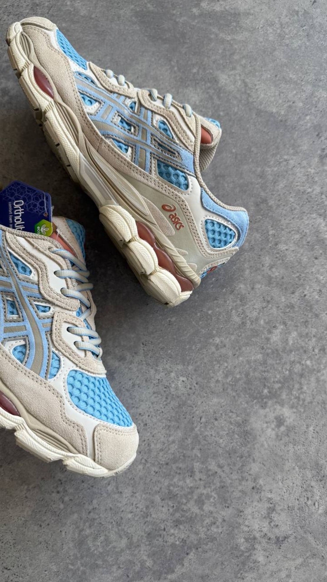 ASICS Gel‑NYC “Harbor Blue / Wood Crepe”