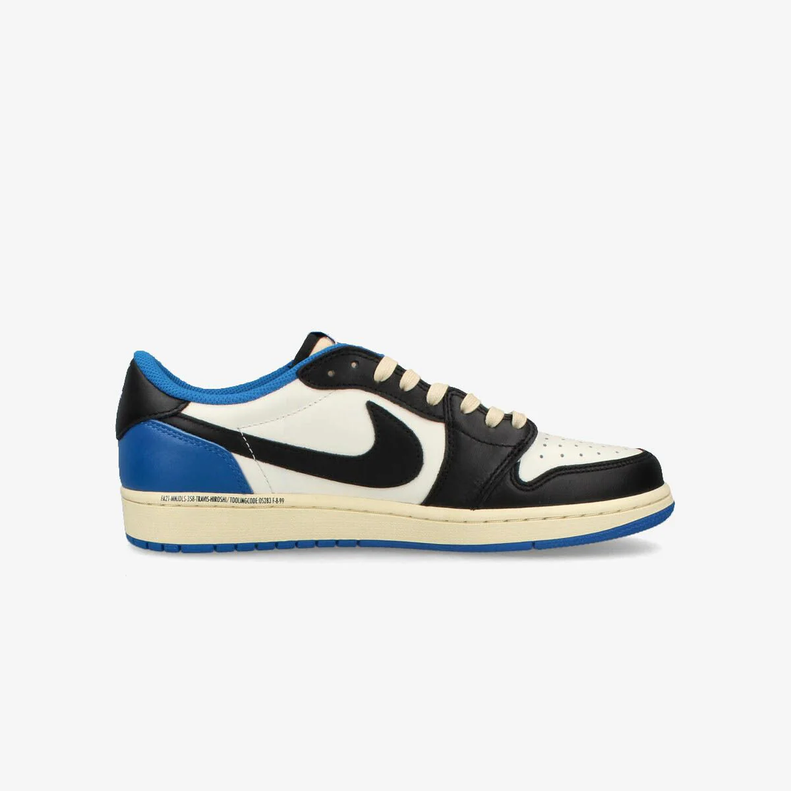 Air Jordan1 Low x Travis Scott x Fragment 'Sail Military Bl