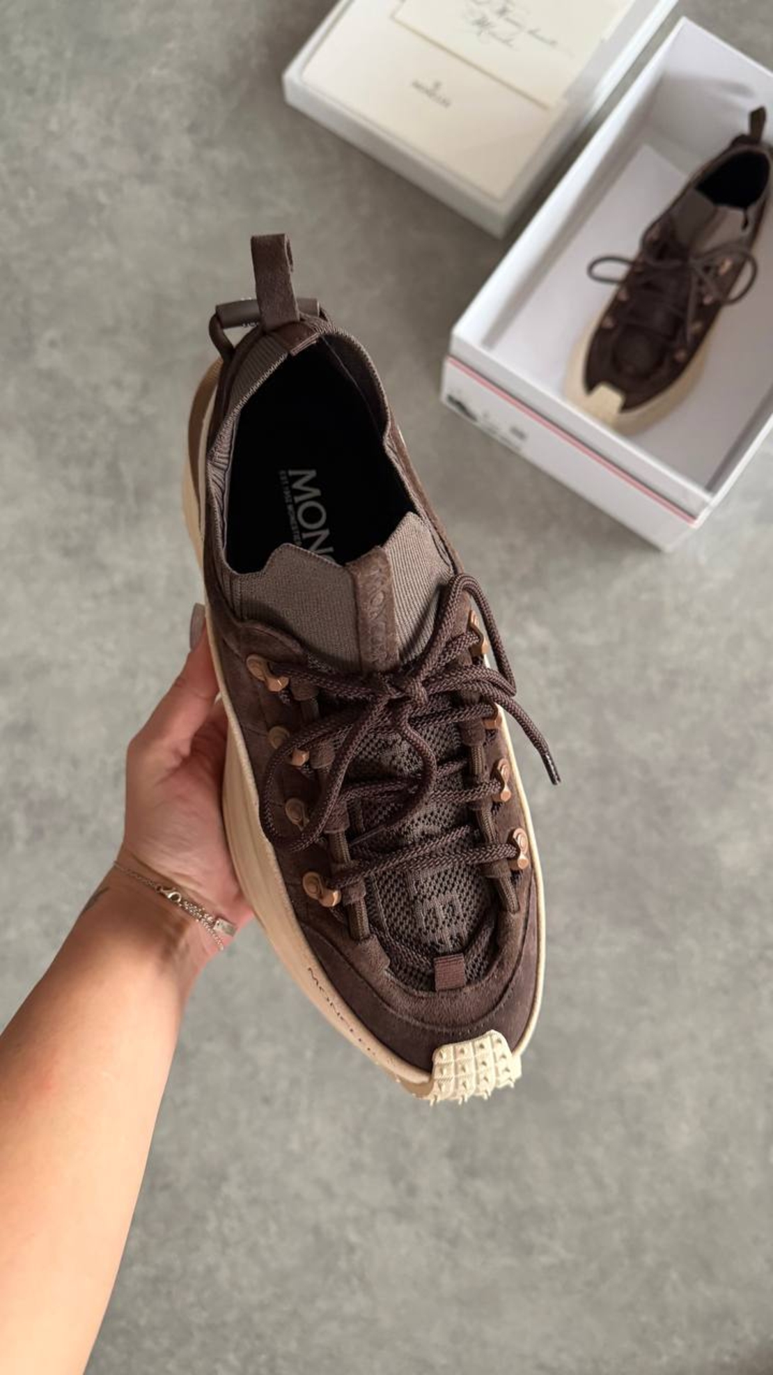 Moncler Trailgrip Lite 2 Low “Brown/Beige”