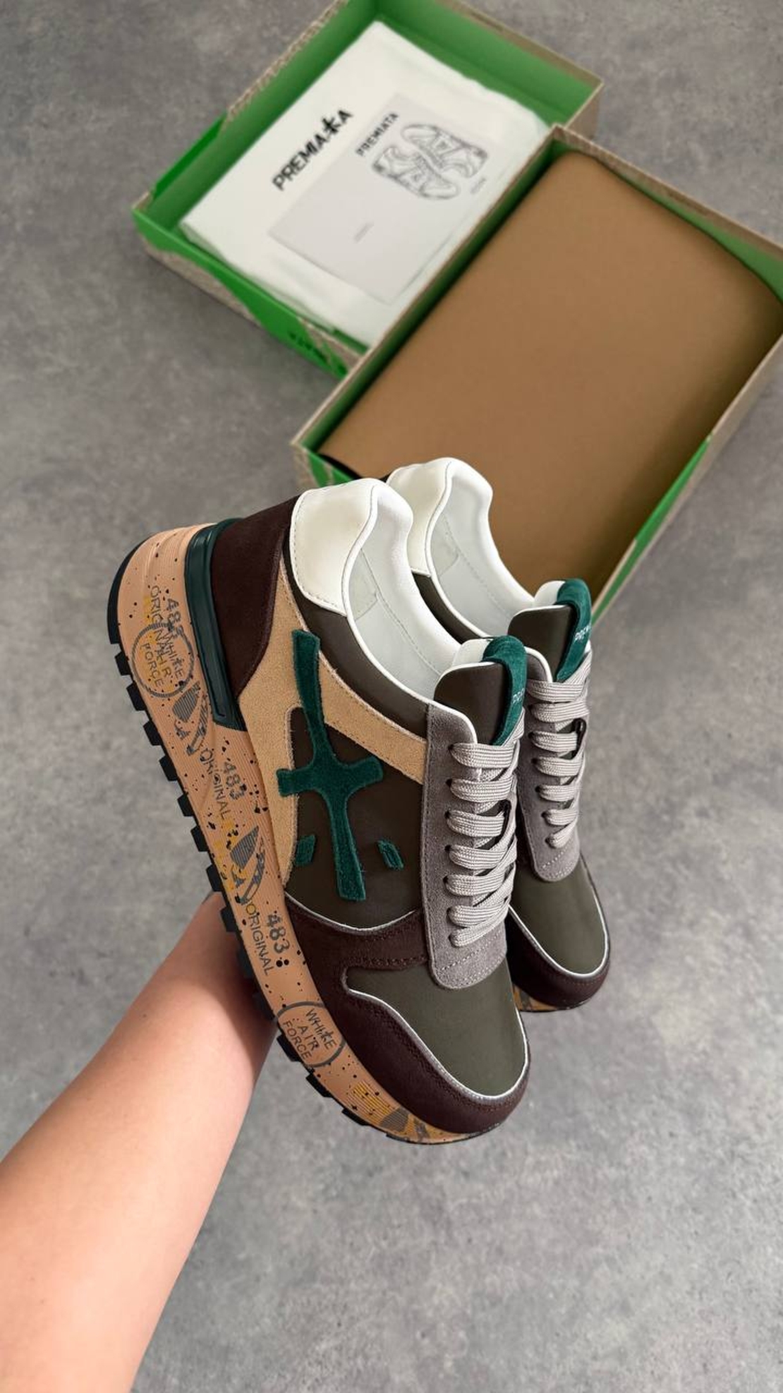Premiata Mick “Green Shadow” Street Edition