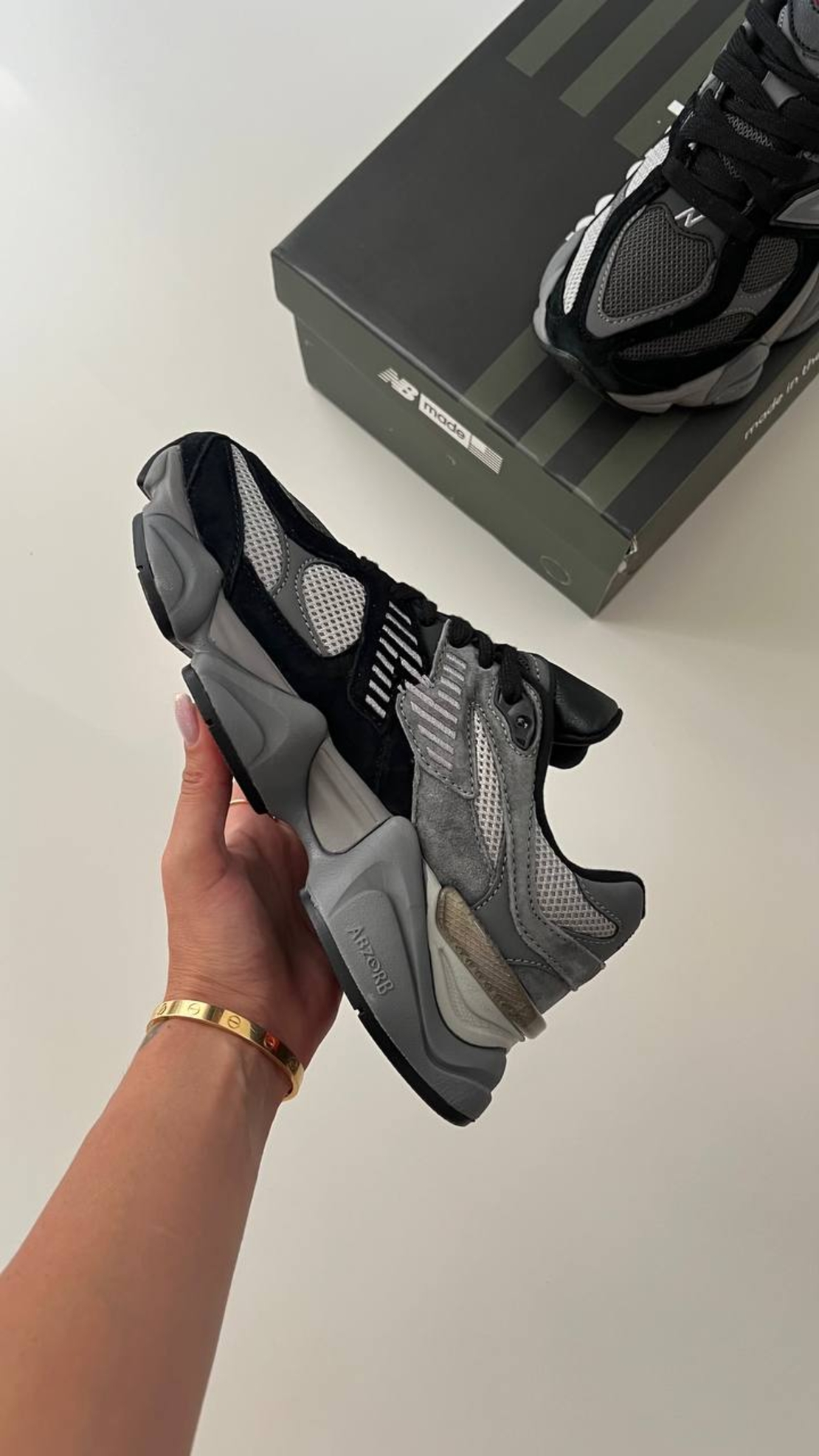 New Balance 9060 “Black / Castlerock Grey”