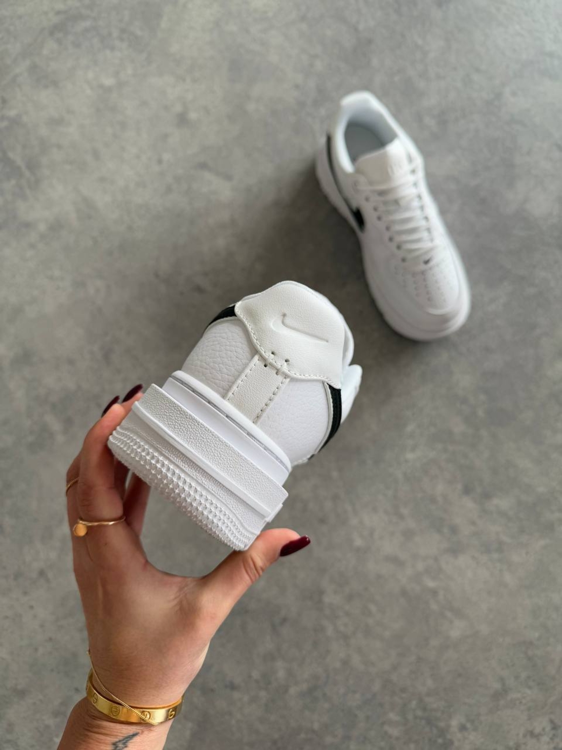 Air Force 1 luxe “White & Black”