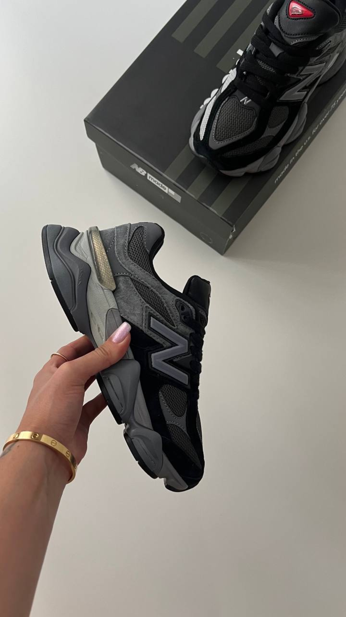 New Balance 9060 “Black / Castlerock Grey”