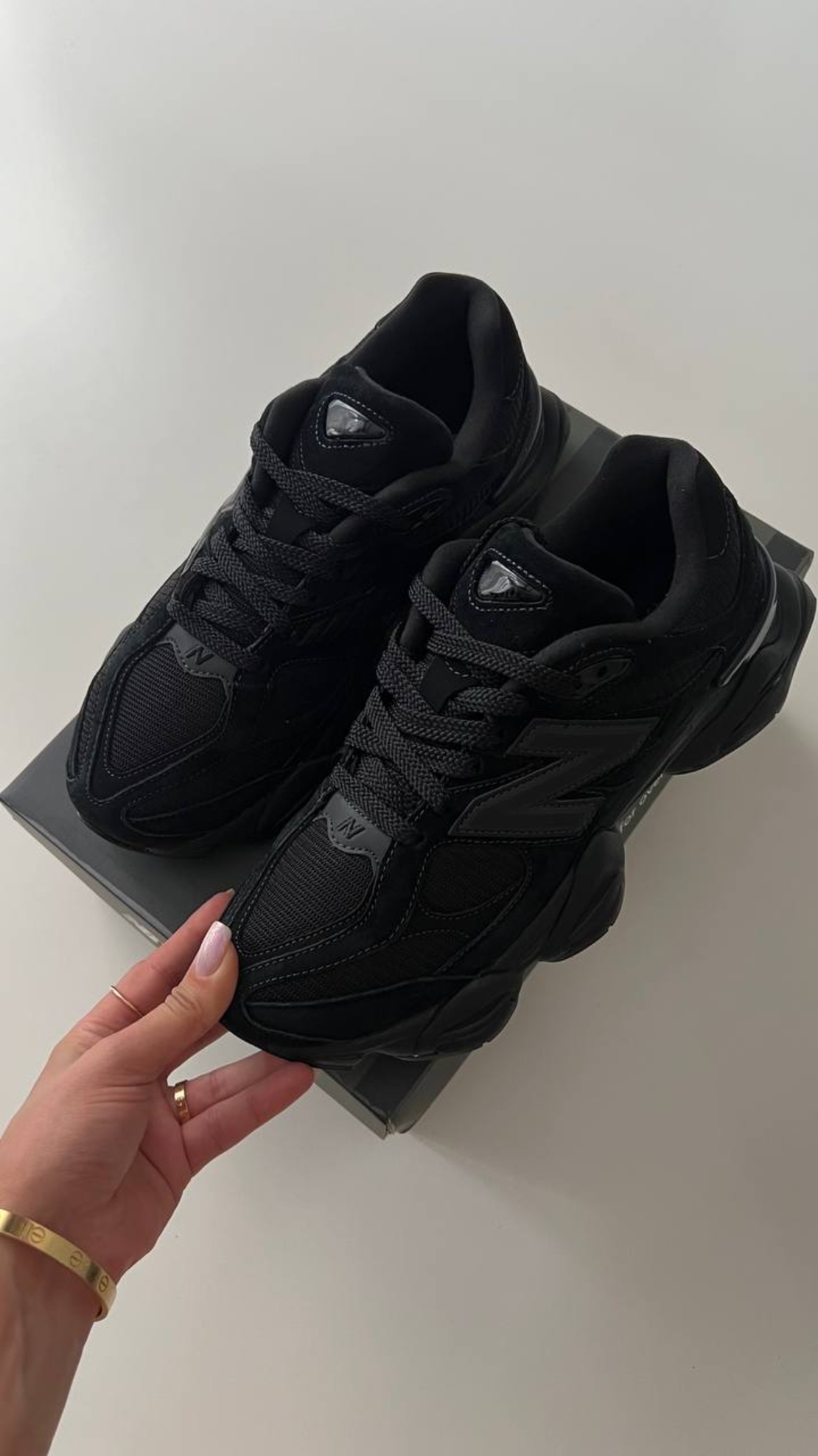 New Balance 9060 “Triple Black Suede”