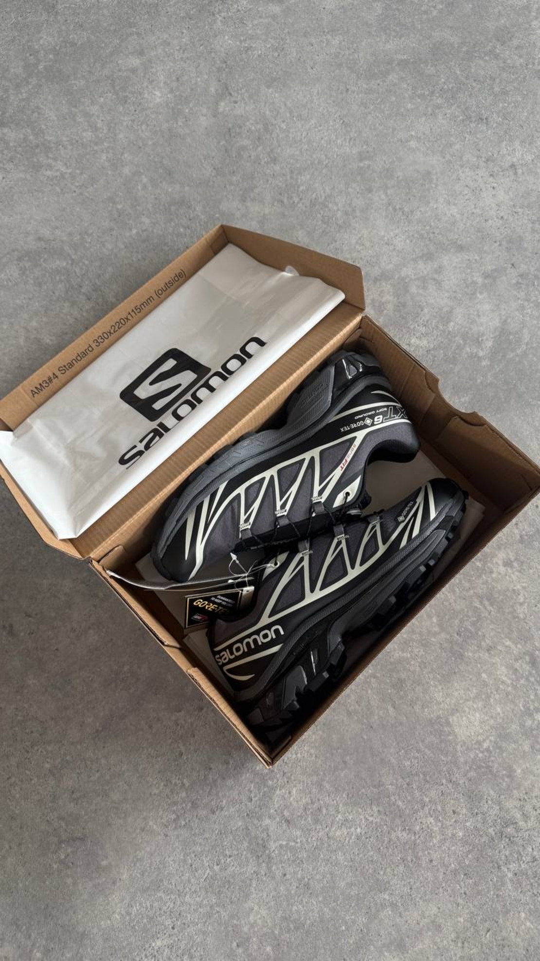 Salomon XT-6 Gore-Tex “Black Grey”